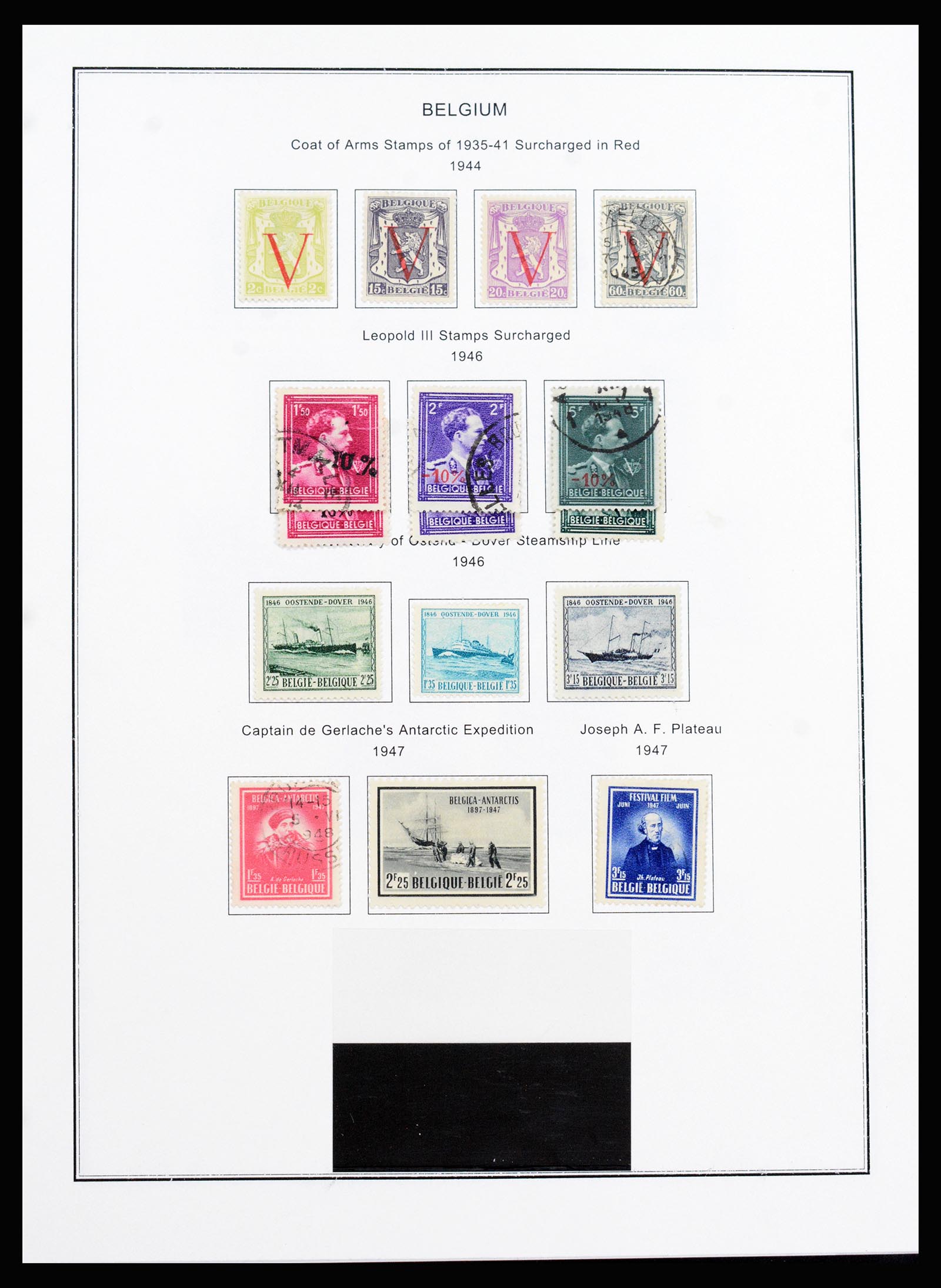 37240 036 - Postzegelverzameling 37240 België 1849-1996.