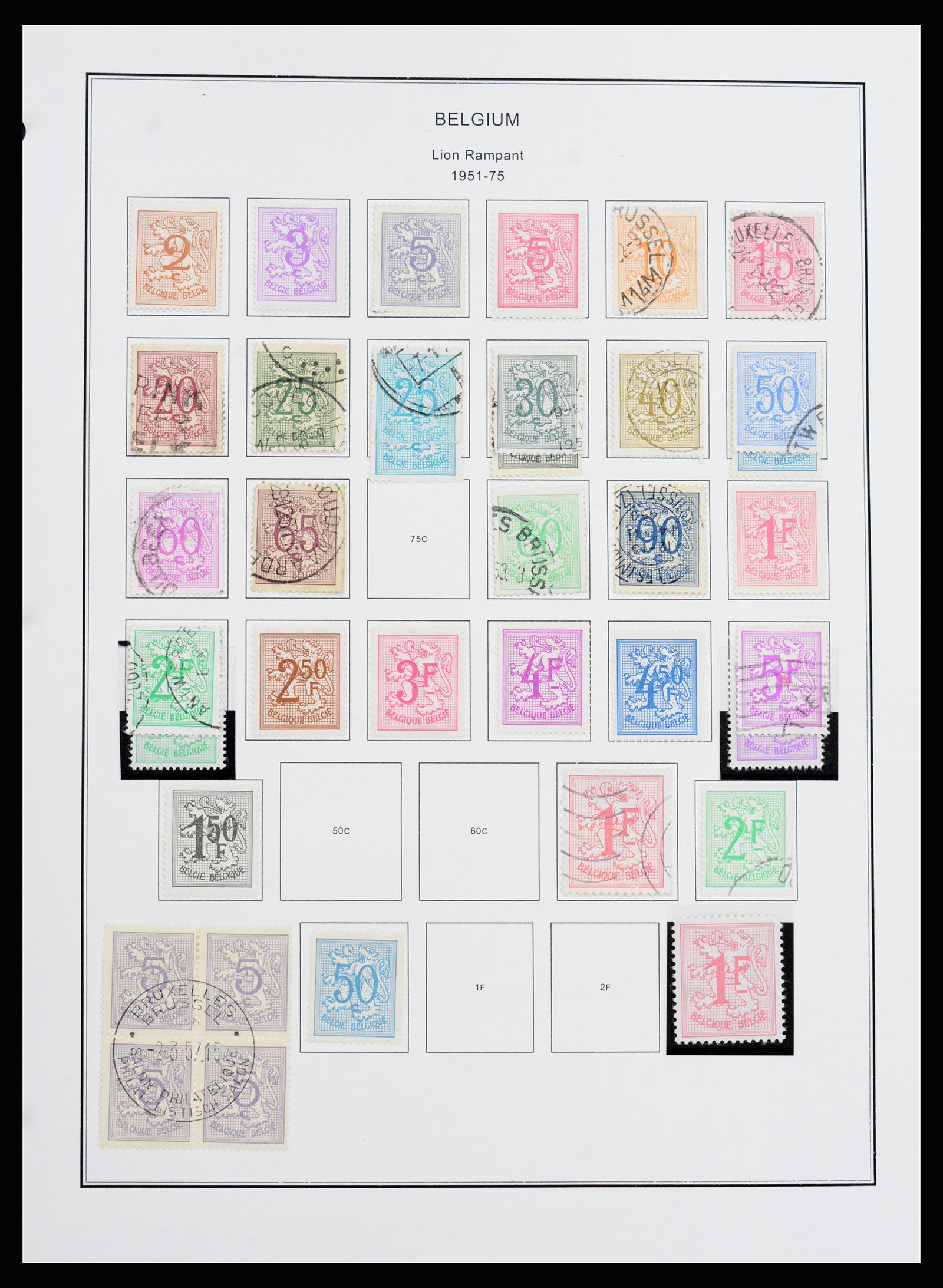 37240 041 - Stamp collection 37240 Belgium 1849-1996.