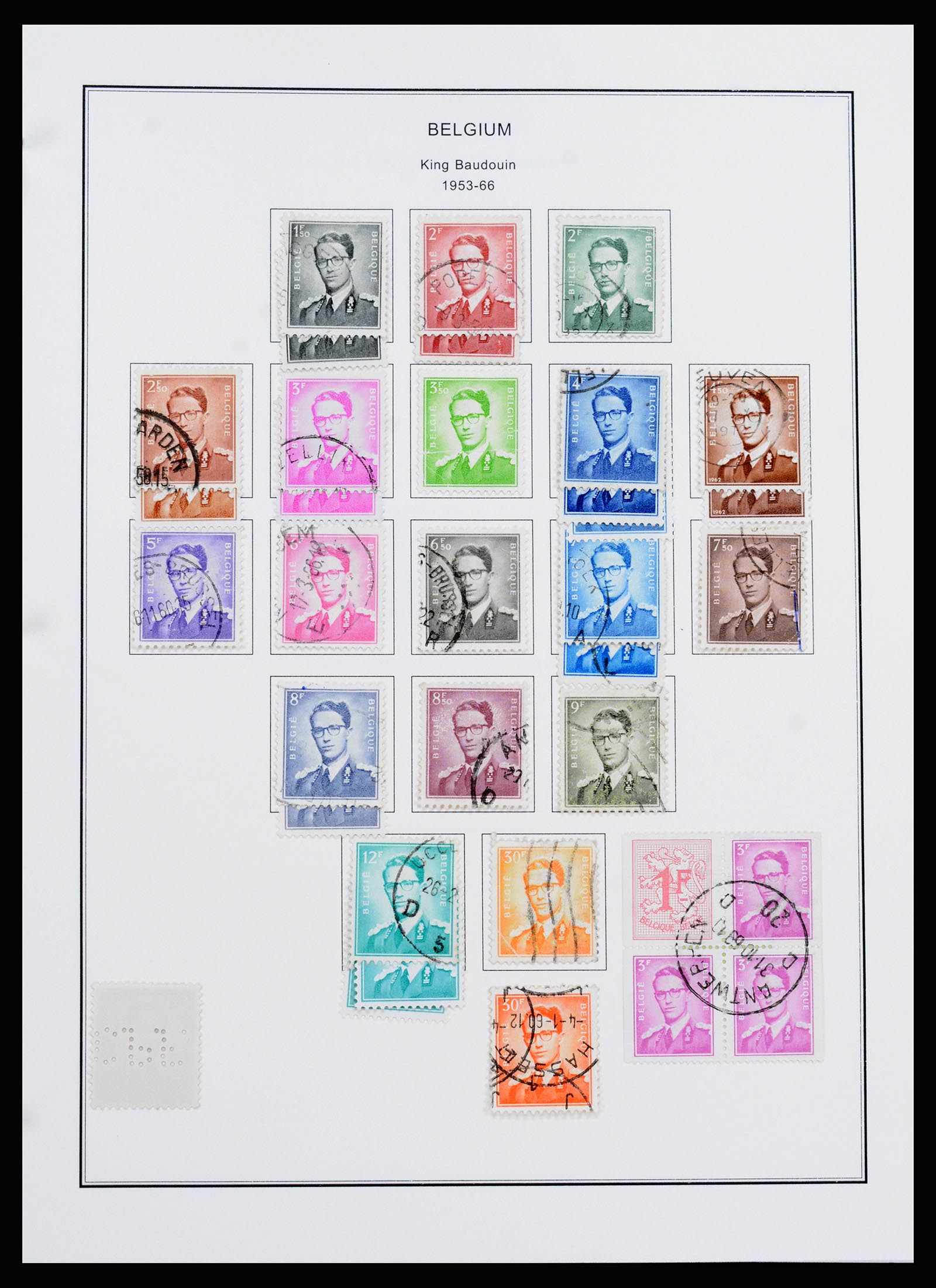 37240 044 - Postzegelverzameling 37240 België 1849-1996.