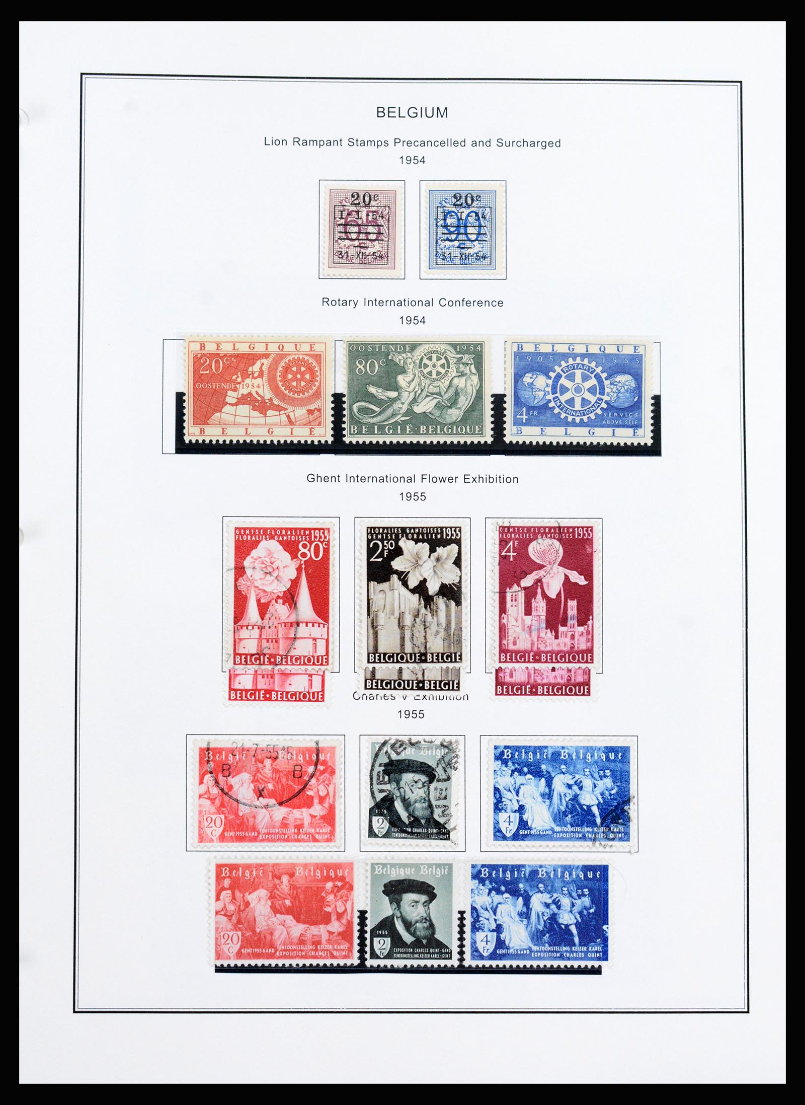 37240 046 - Postzegelverzameling 37240 België 1849-1996.