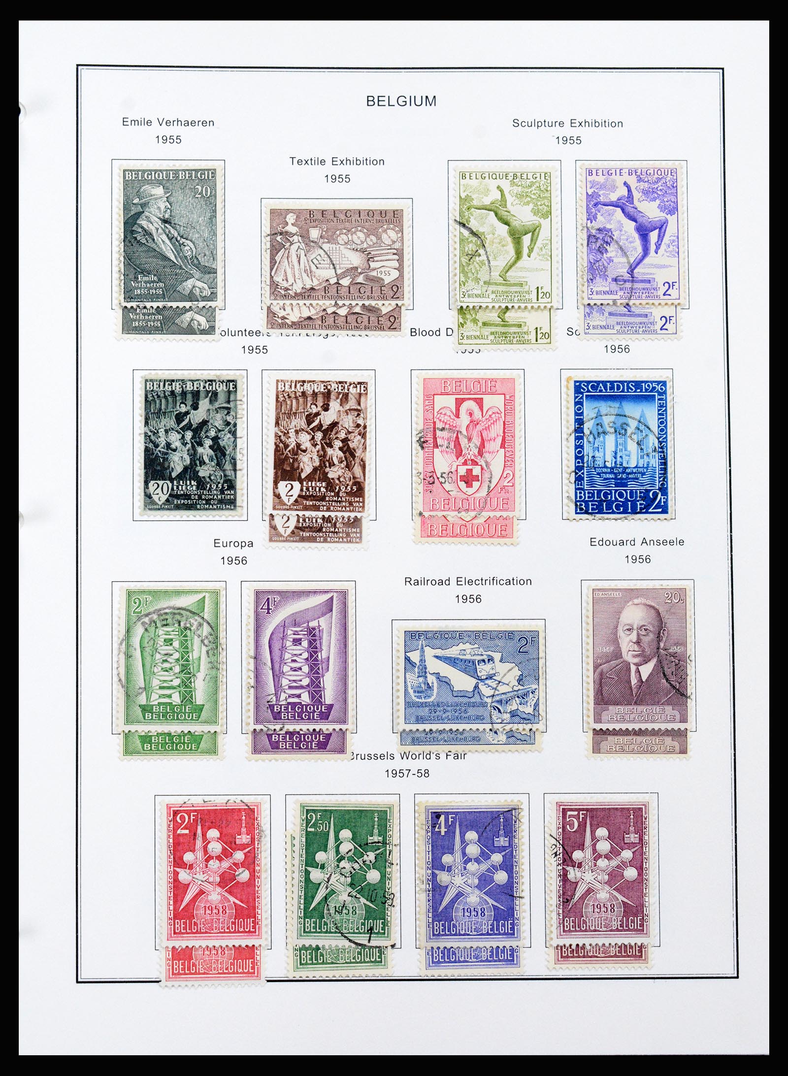37240 048 - Postzegelverzameling 37240 België 1849-1996.