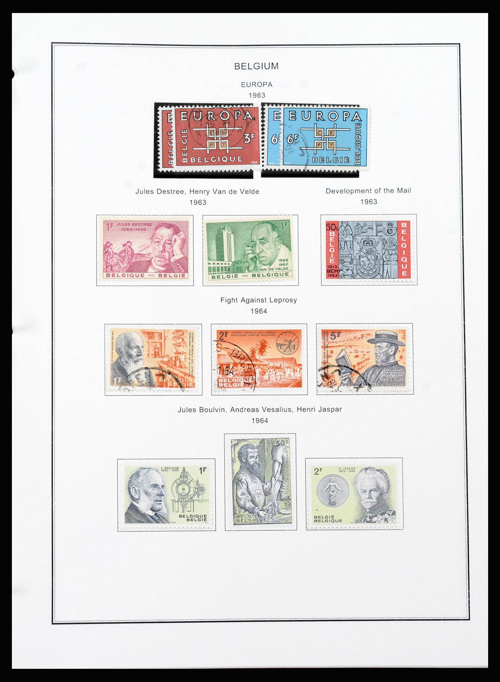 37240 057 - Stamp collection 37240 Belgium 1849-1996.