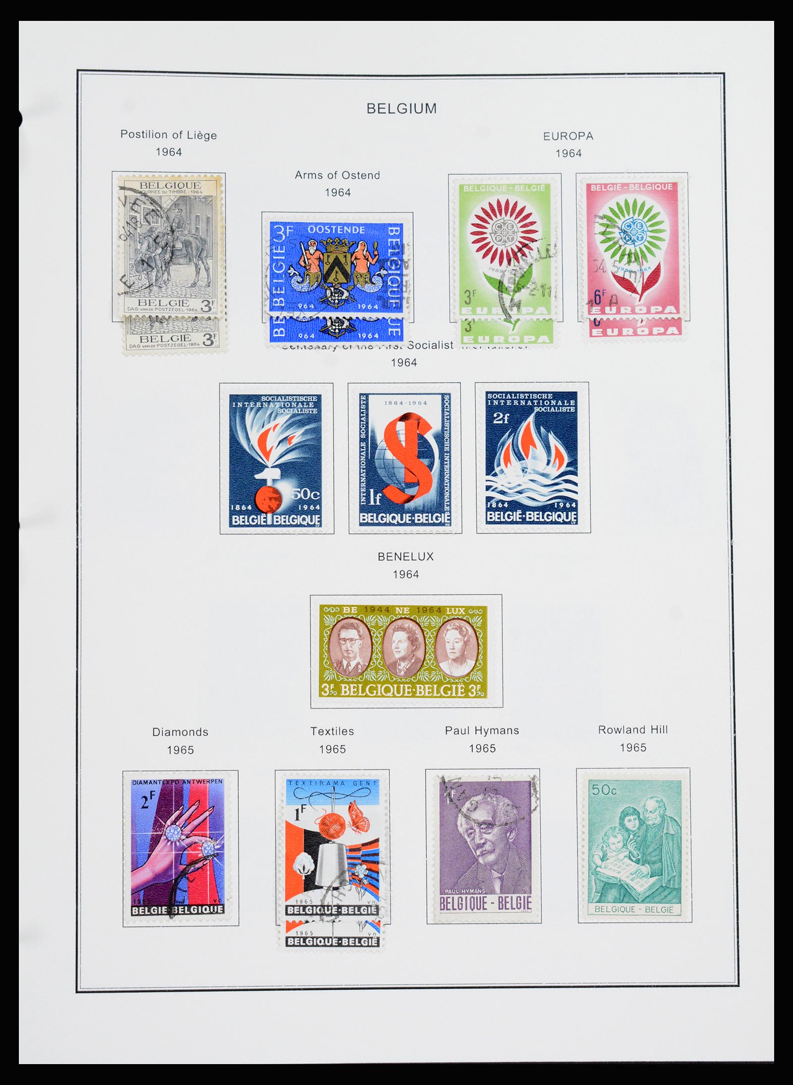 37240 058 - Postzegelverzameling 37240 België 1849-1996.