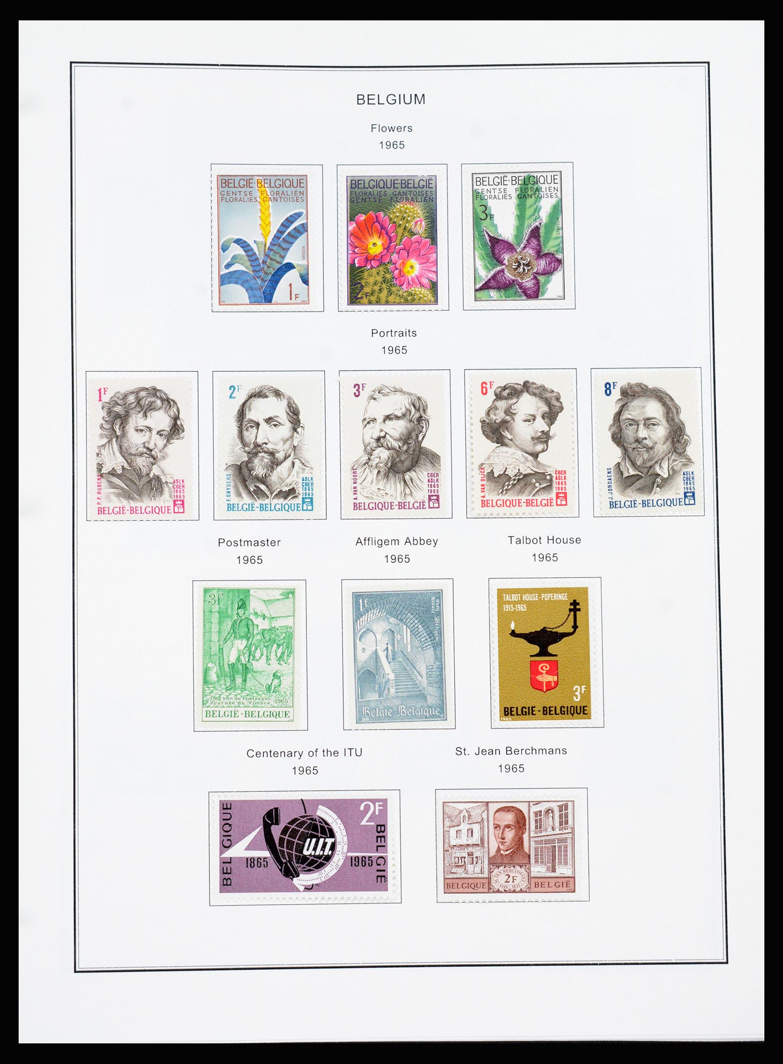 37240 059 - Stamp collection 37240 Belgium 1849-1996.