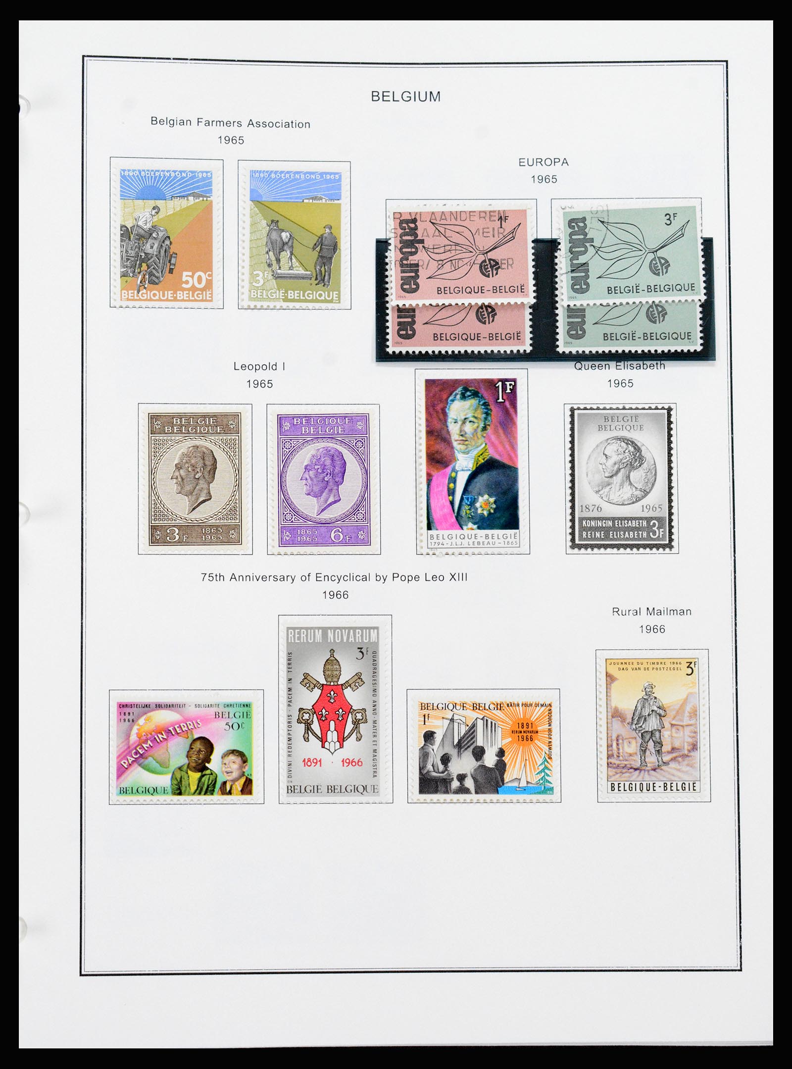 37240 061 - Stamp collection 37240 Belgium 1849-1996.
