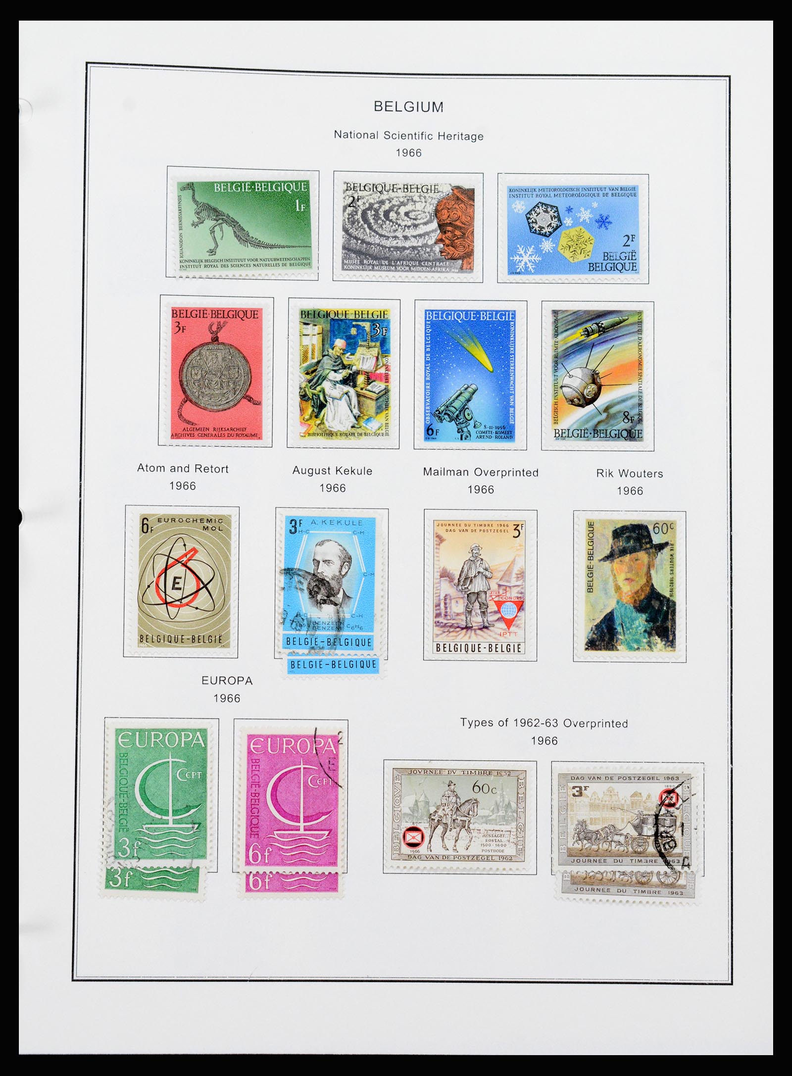 37240 063 - Postzegelverzameling 37240 België 1849-1996.
