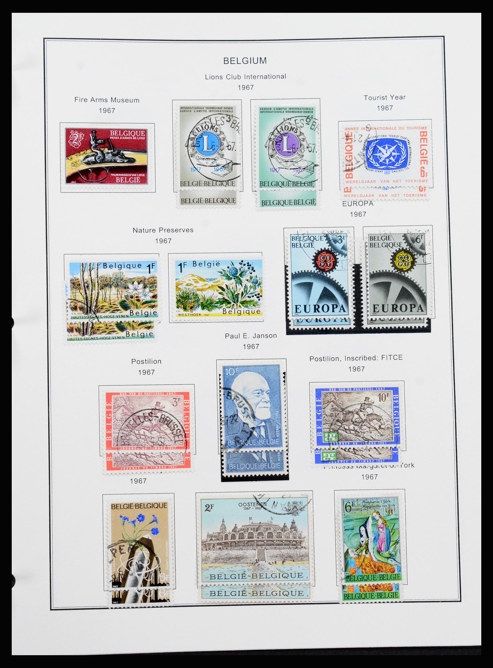 37240 064 - Stamp collection 37240 Belgium 1849-1996.