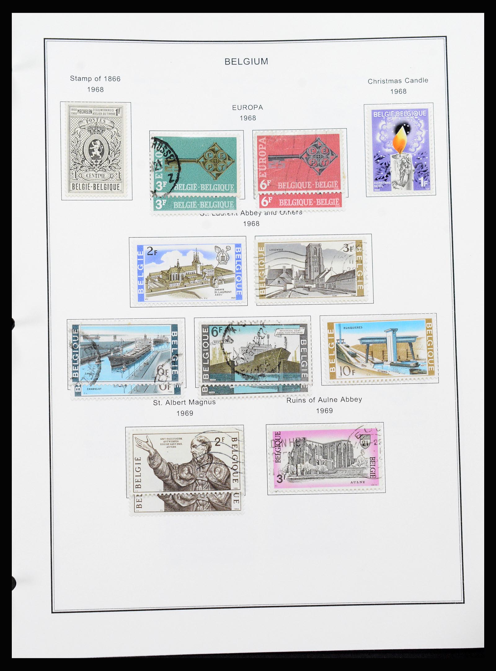 37240 066 - Stamp collection 37240 Belgium 1849-1996.