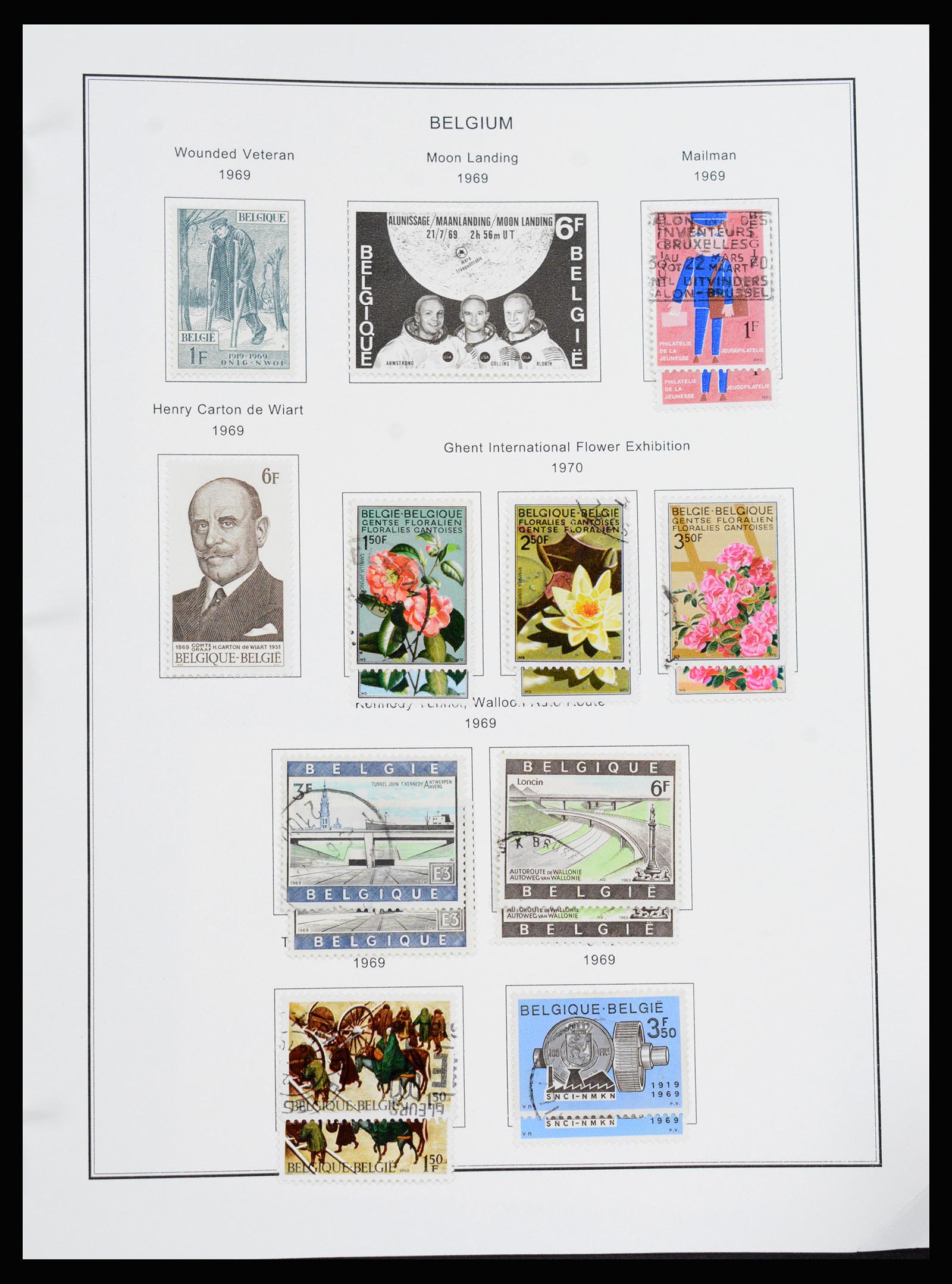 37240 068 - Stamp collection 37240 Belgium 1849-1996.