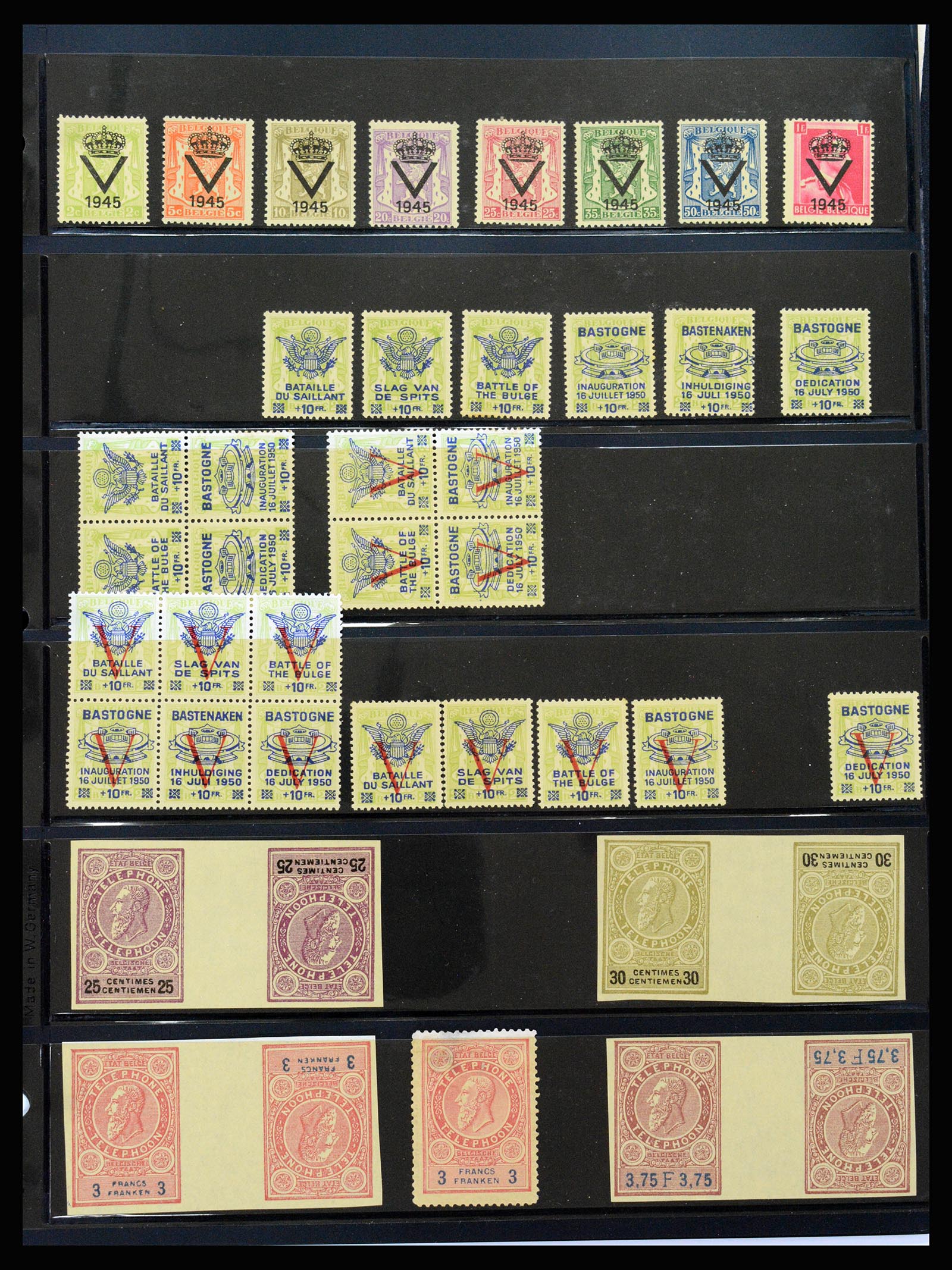 37240 072 - Stamp collection 37240 Belgium 1849-1996.