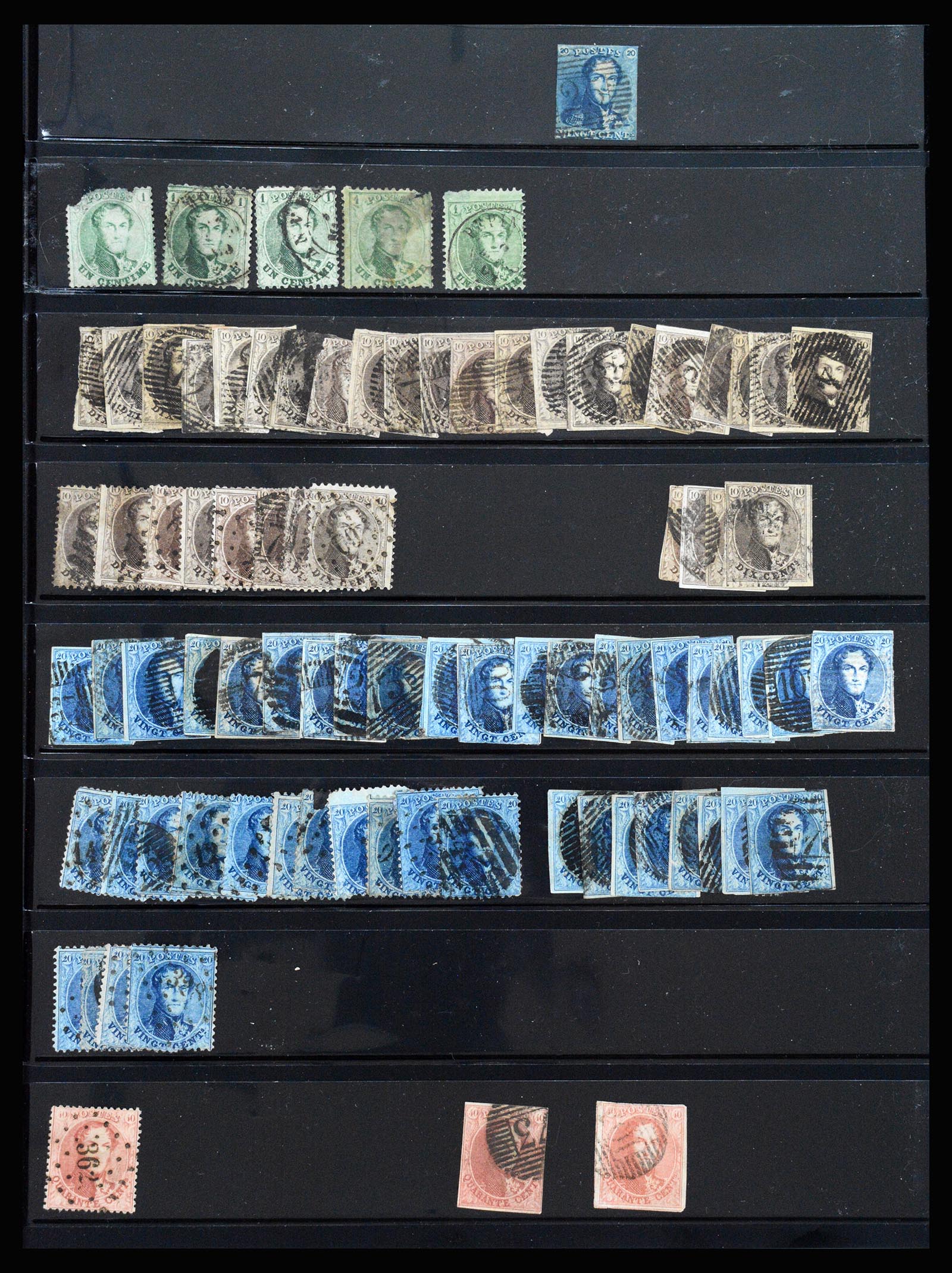 37240 075 - Stamp collection 37240 Belgium 1849-1996.