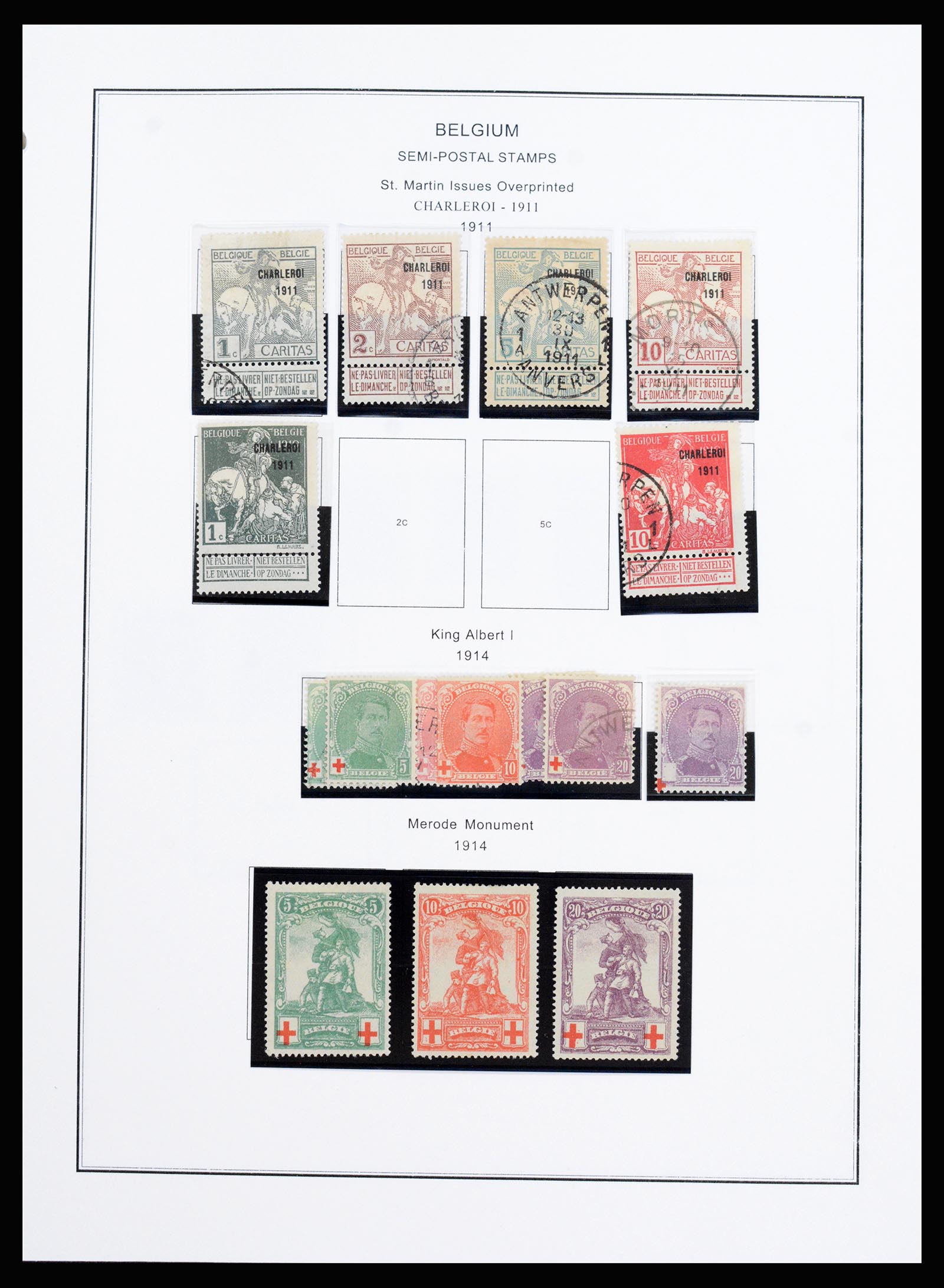 37240 078 - Stamp collection 37240 Belgium 1849-1996.