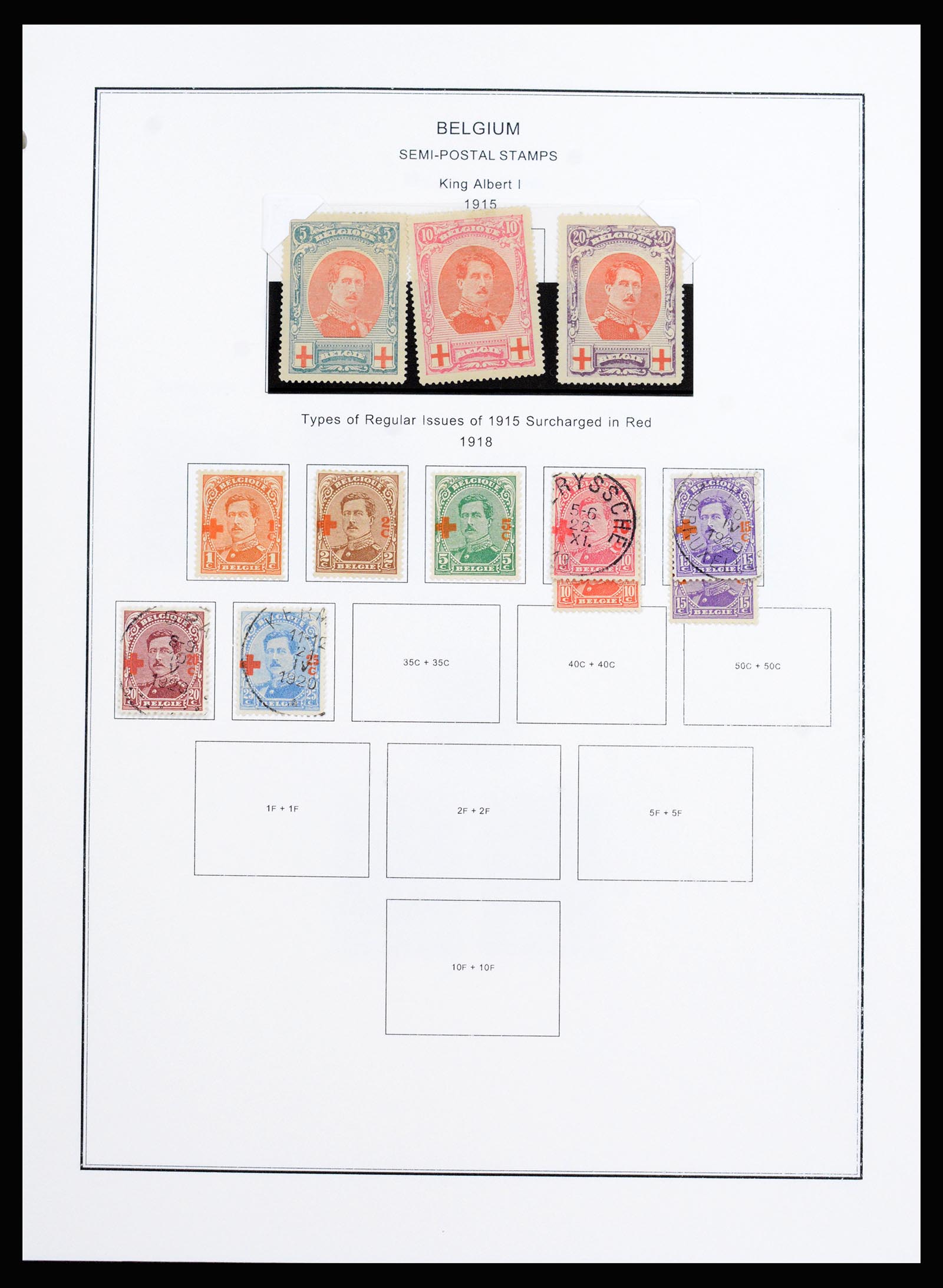 37240 079 - Stamp collection 37240 Belgium 1849-1996.