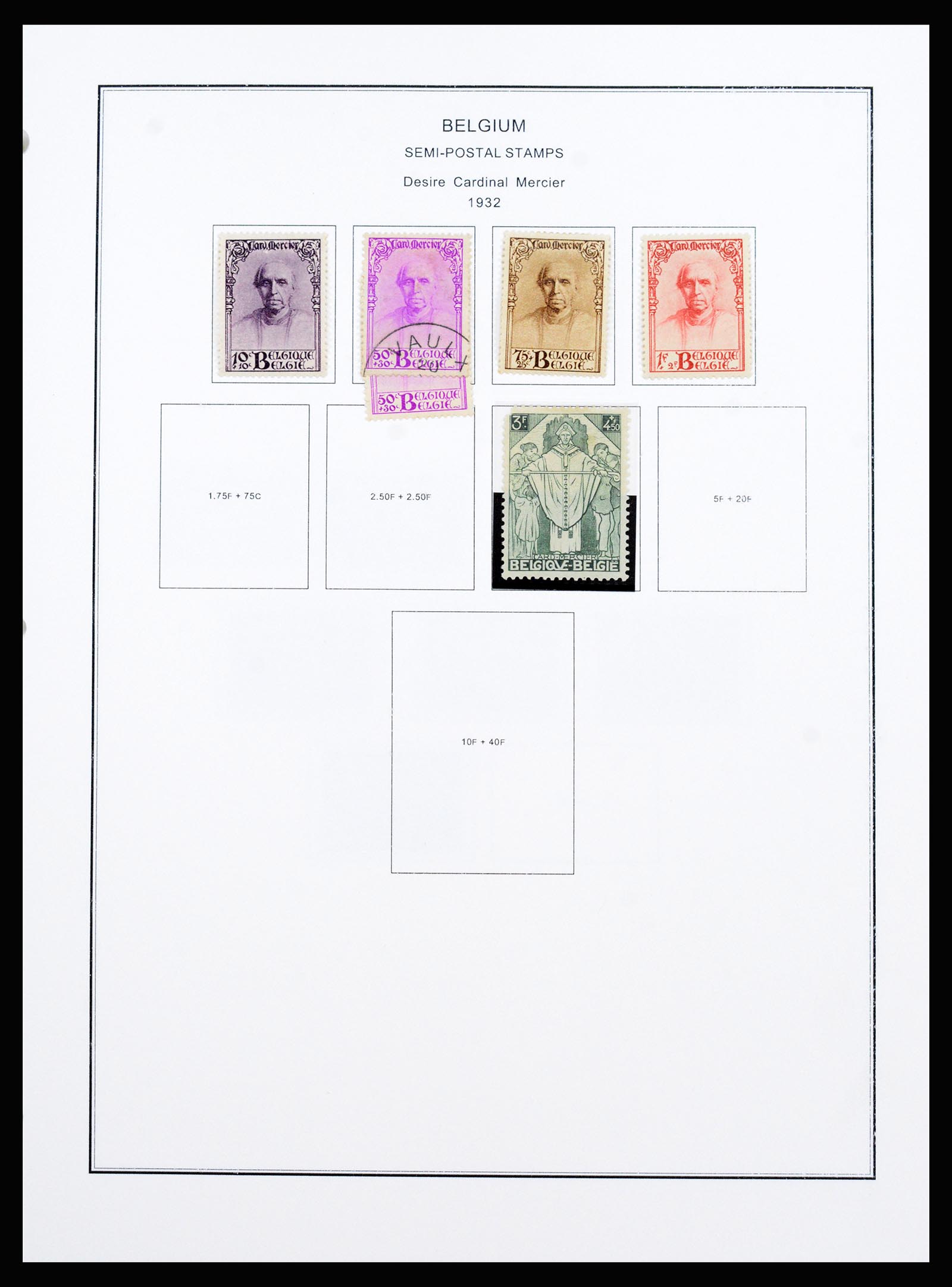 37240 085 - Stamp collection 37240 Belgium 1849-1996.