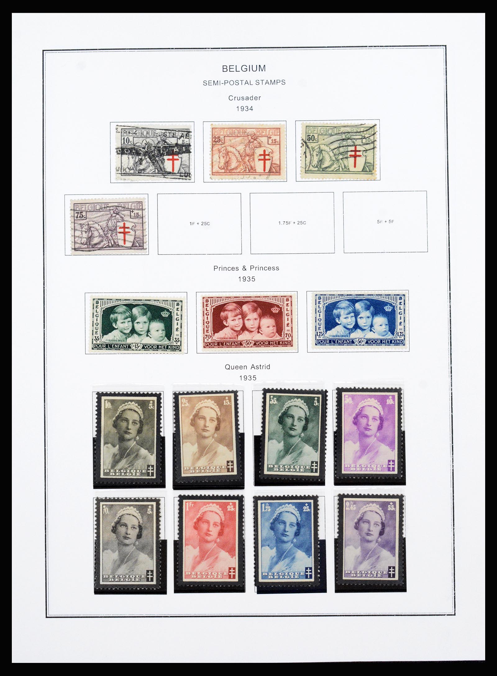 37240 088 - Stamp collection 37240 Belgium 1849-1996.