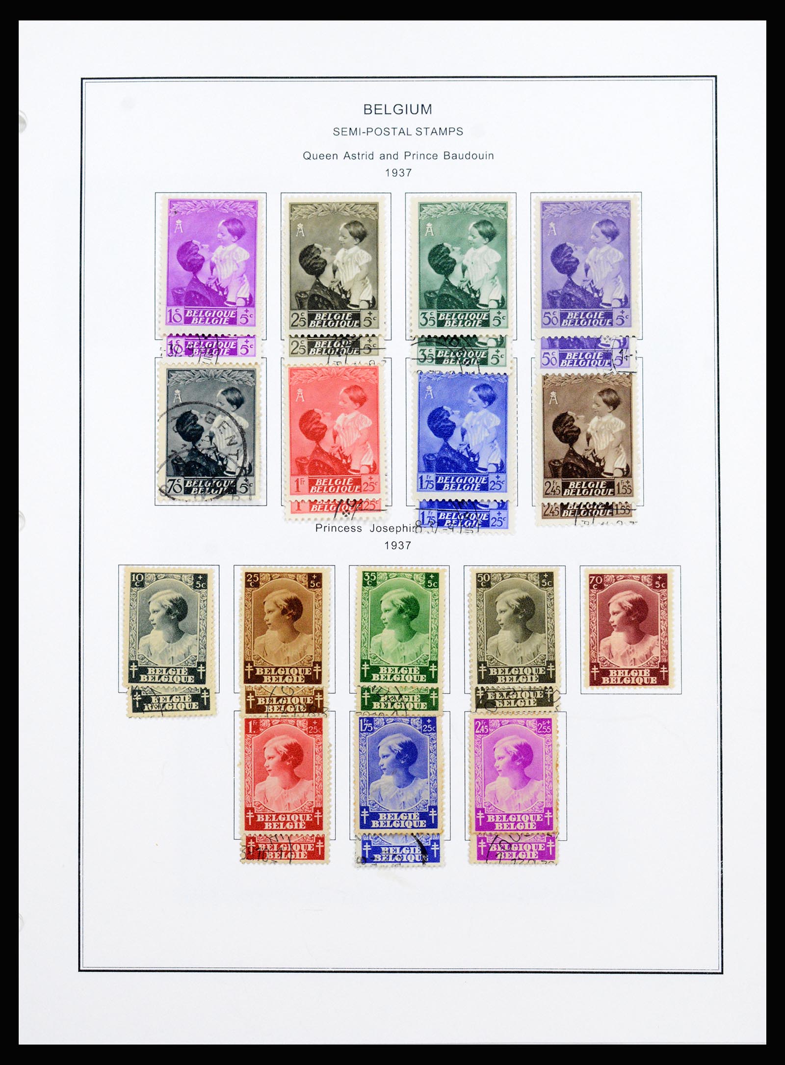 37240 091 - Stamp collection 37240 Belgium 1849-1996.