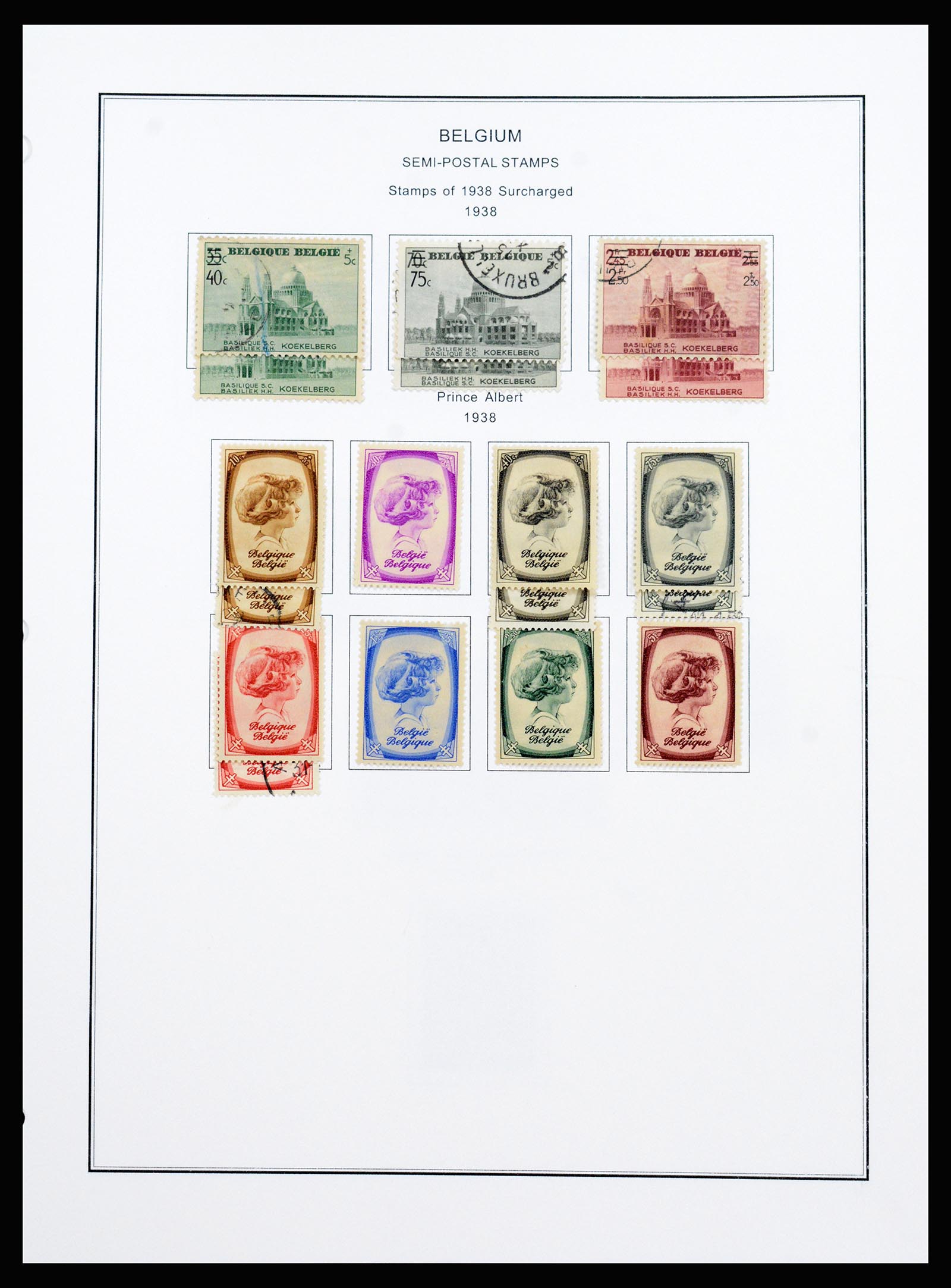 37240 097 - Stamp collection 37240 Belgium 1849-1996.