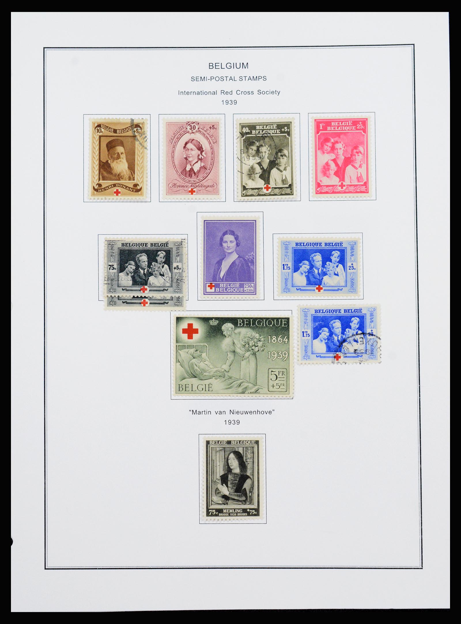 37240 098 - Stamp collection 37240 Belgium 1849-1996.