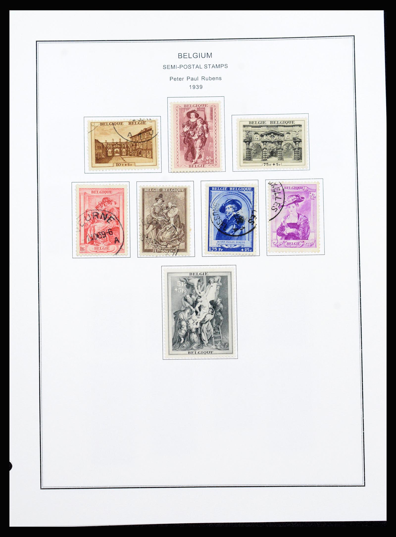 37240 099 - Stamp collection 37240 Belgium 1849-1996.