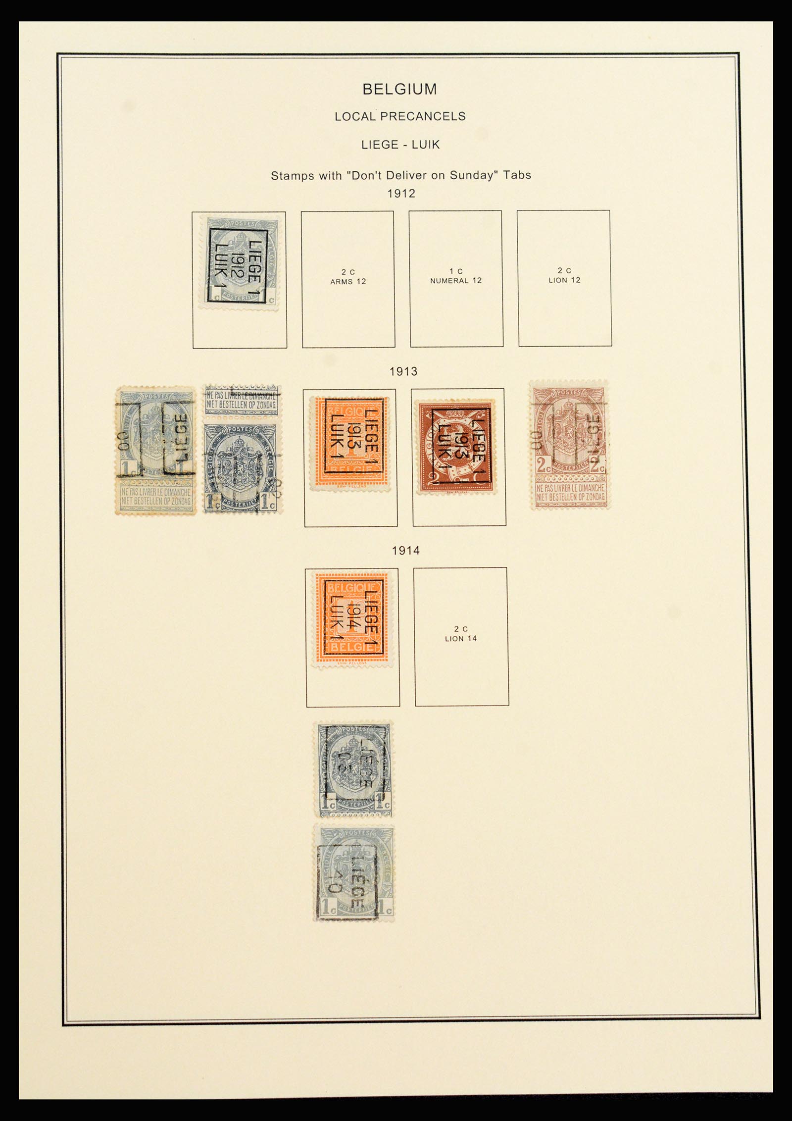 37240 361 - Stamp collection 37240 Belgium 1849-1996.