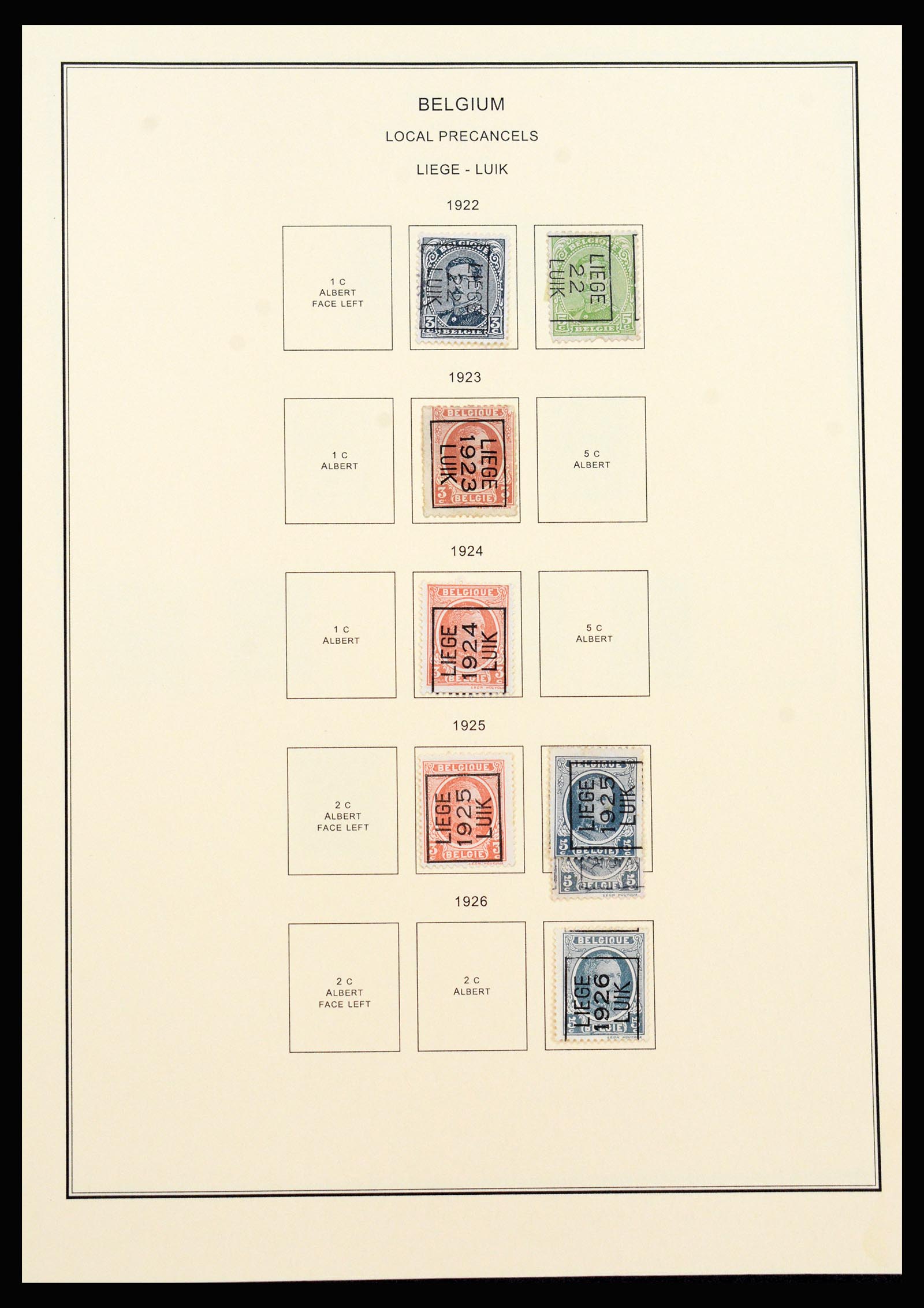37240 362 - Stamp collection 37240 Belgium 1849-1996.