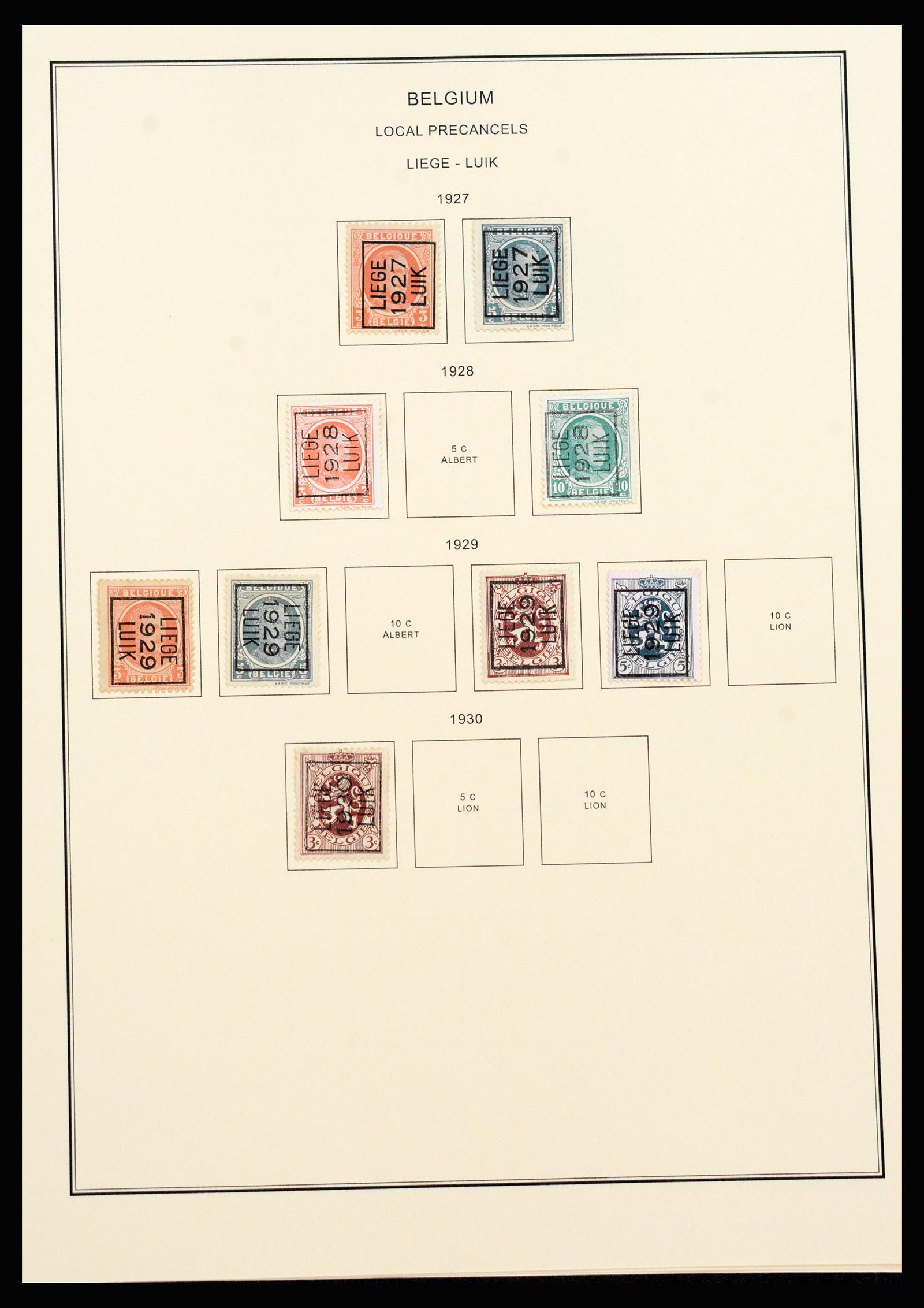 37240 363 - Stamp collection 37240 Belgium 1849-1996.
