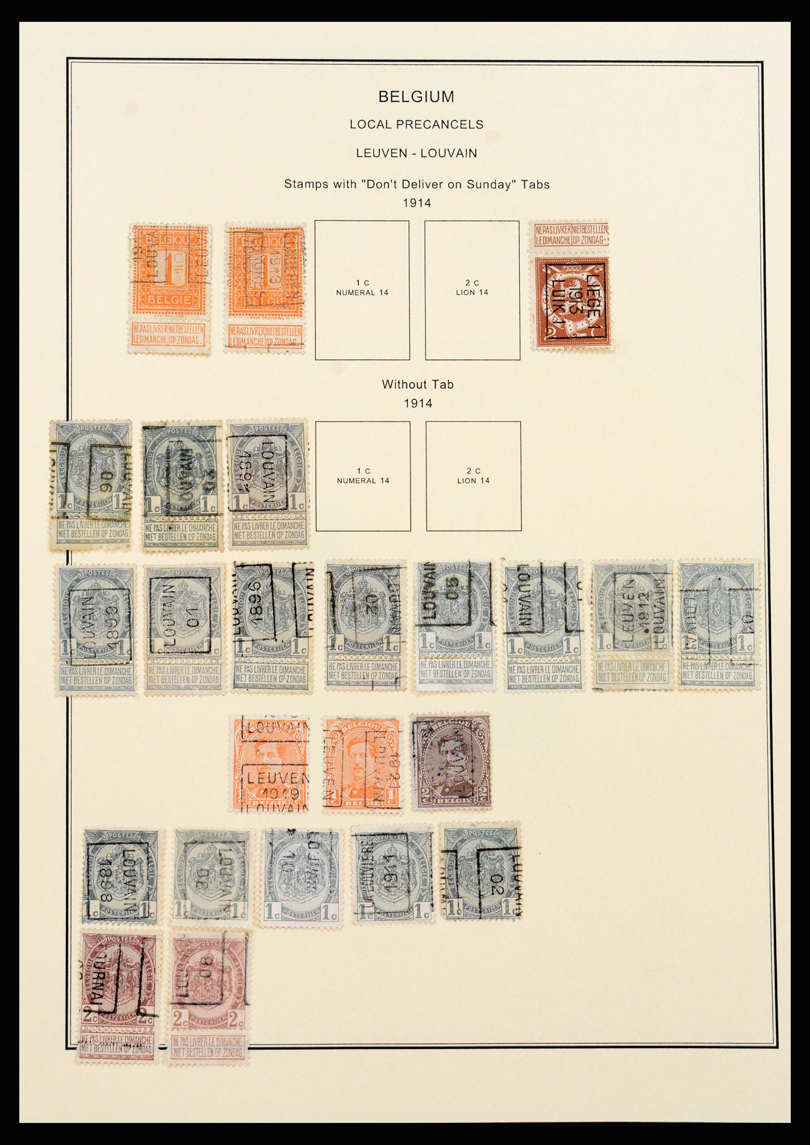 37240 365 - Stamp collection 37240 Belgium 1849-1996.