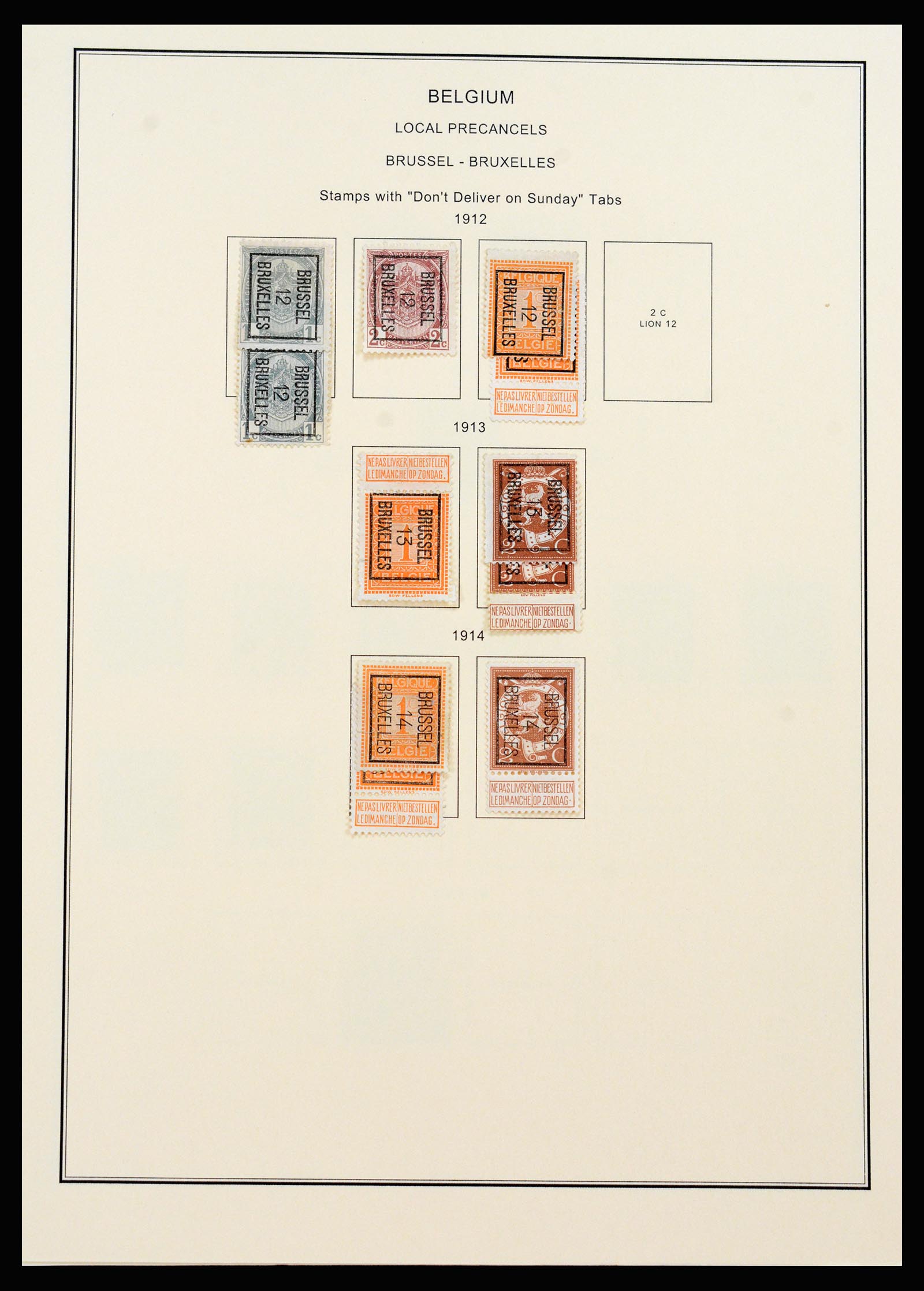 37240 370 - Stamp collection 37240 Belgium 1849-1996.