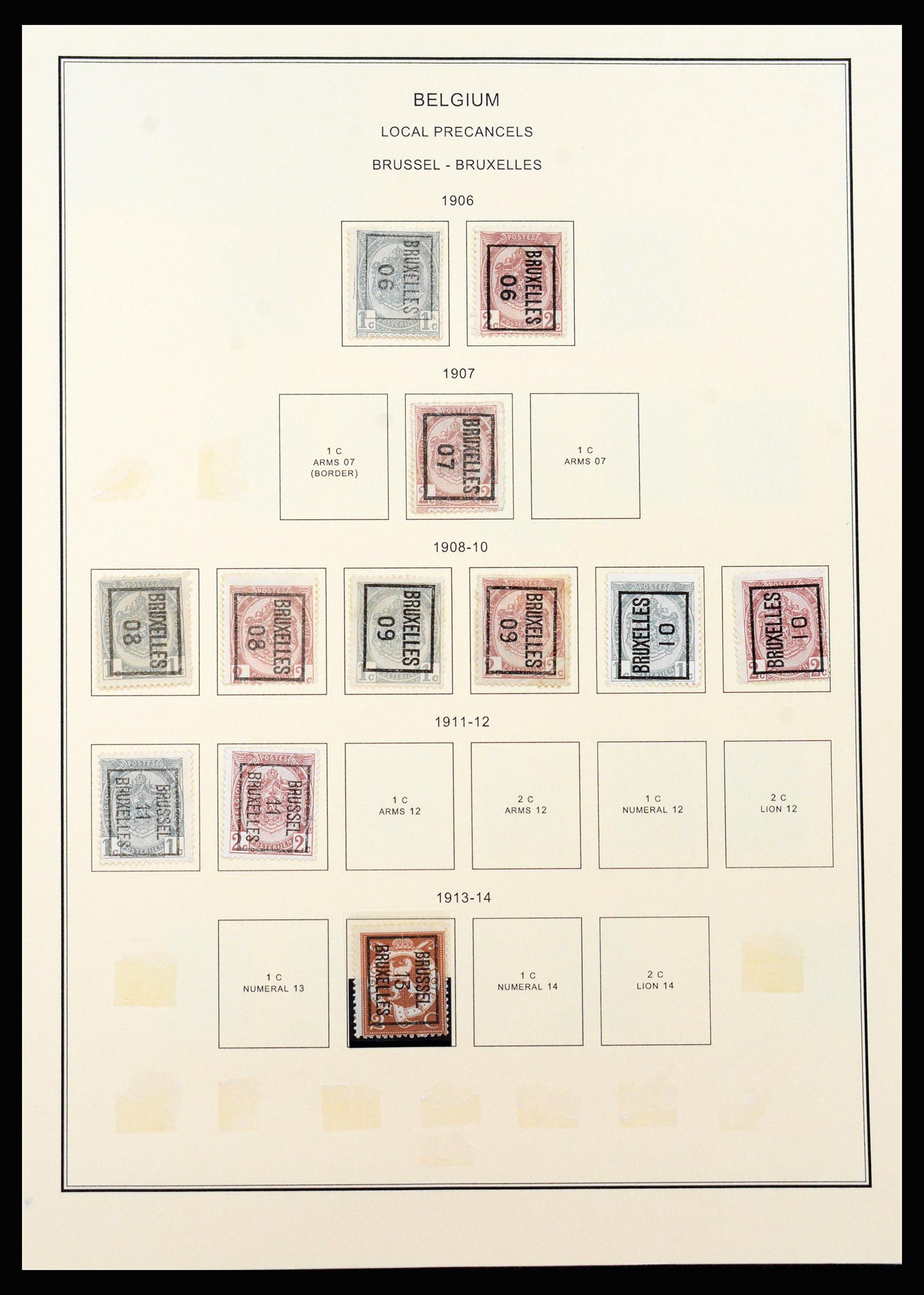 37240 371 - Stamp collection 37240 Belgium 1849-1996.