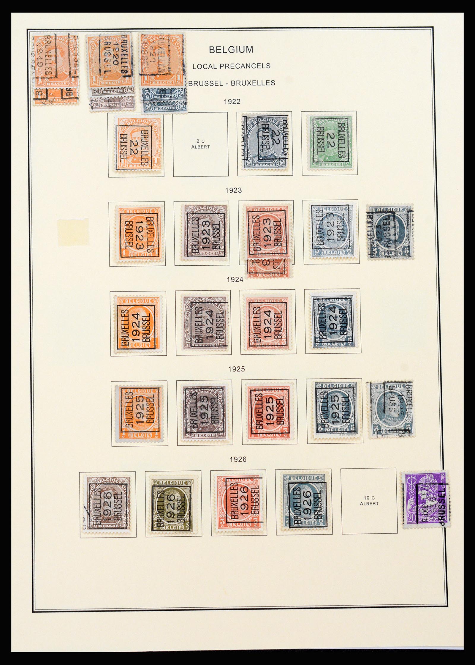 37240 372 - Stamp collection 37240 Belgium 1849-1996.