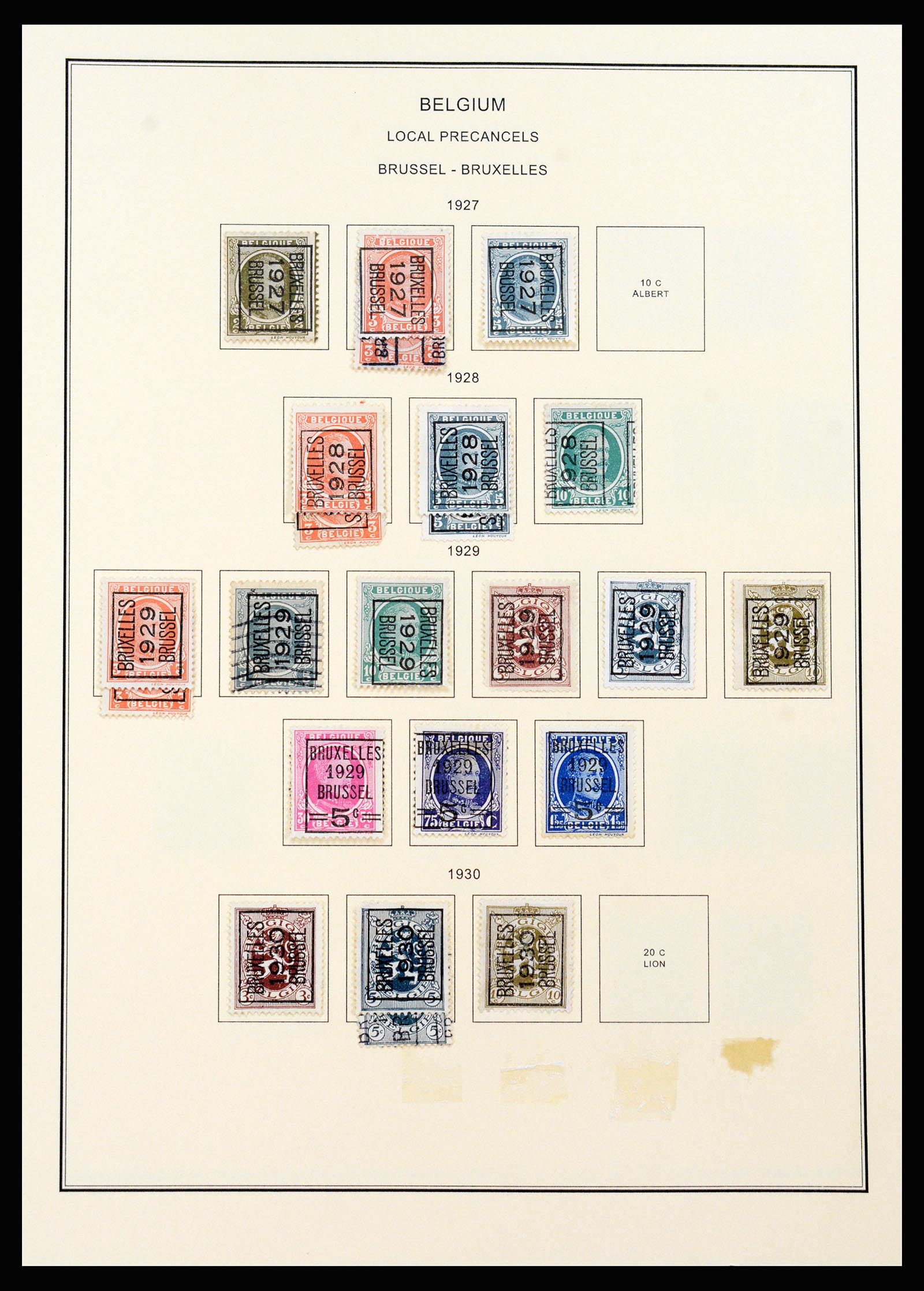 37240 373 - Stamp collection 37240 Belgium 1849-1996.