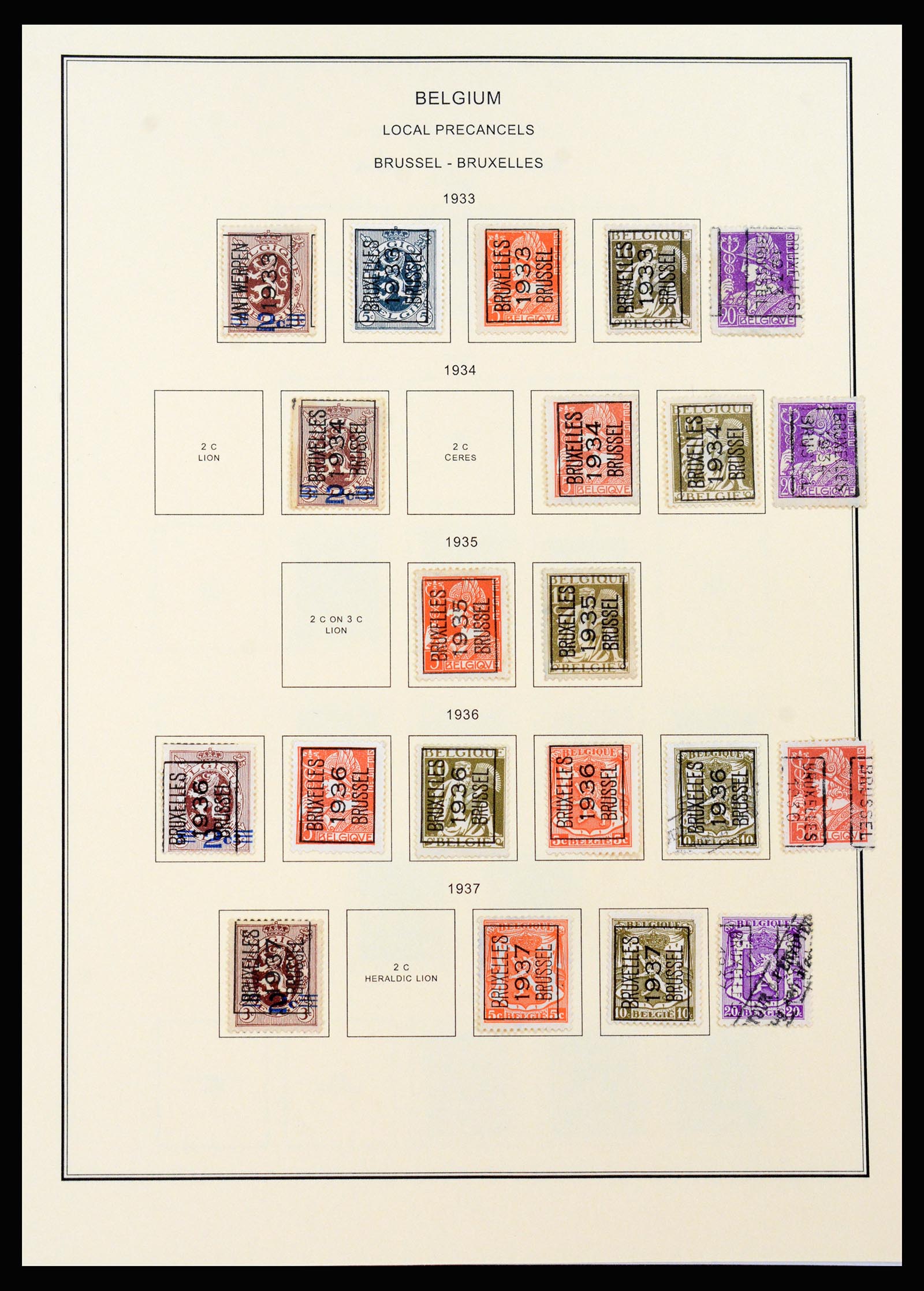 37240 374 - Stamp collection 37240 Belgium 1849-1996.