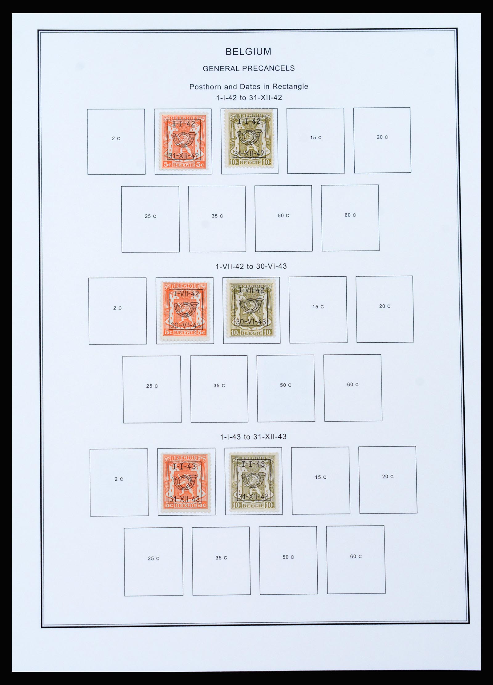 37240 380 - Postzegelverzameling 37240 België 1849-1996.