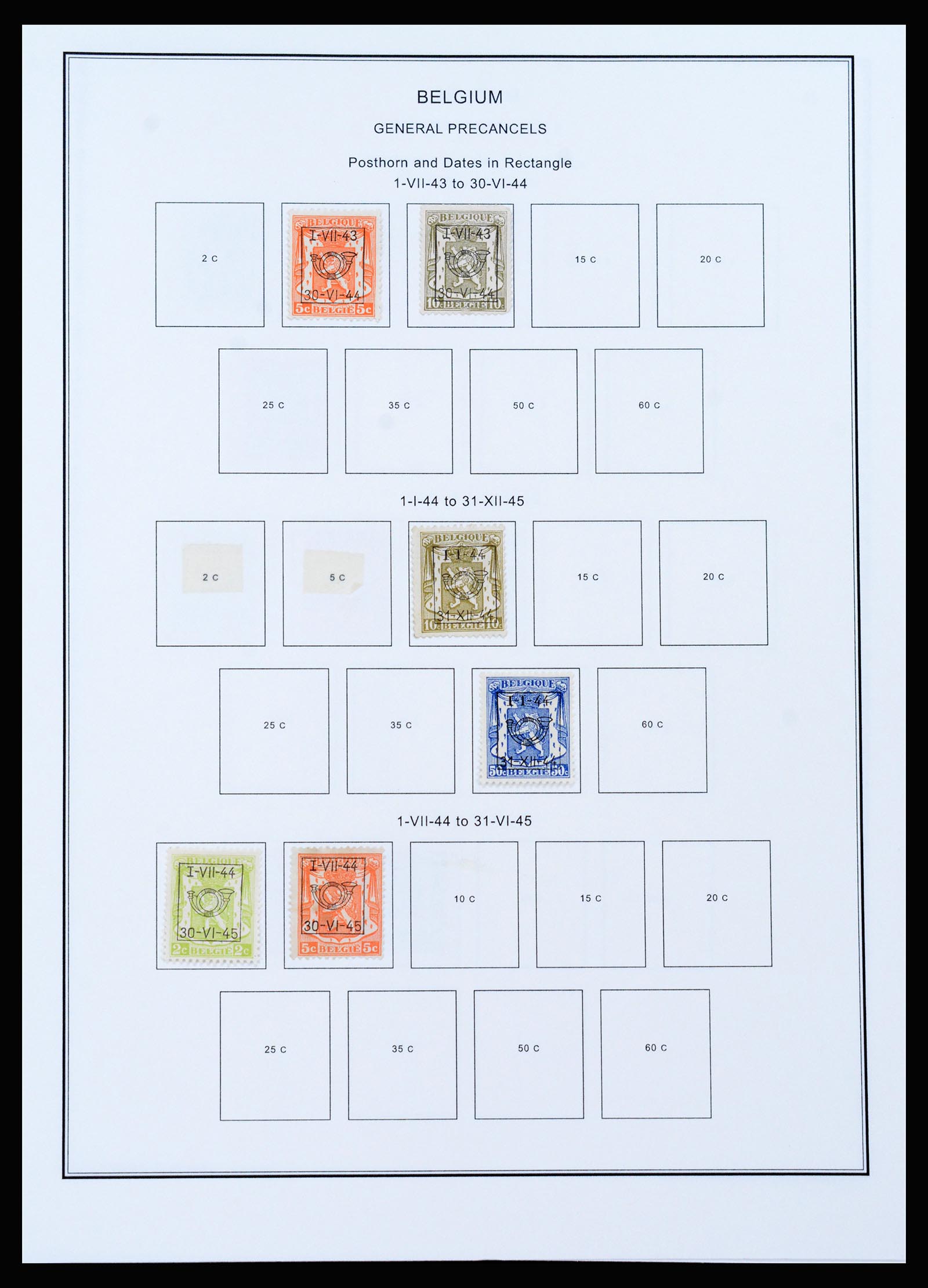 37240 381 - Stamp collection 37240 Belgium 1849-1996.