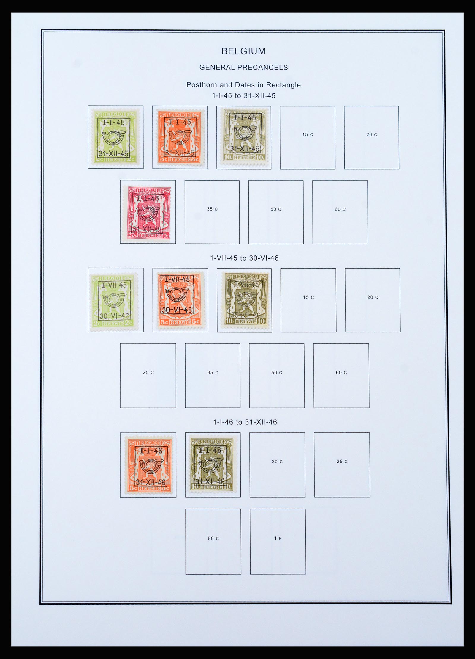 37240 382 - Stamp collection 37240 Belgium 1849-1996.