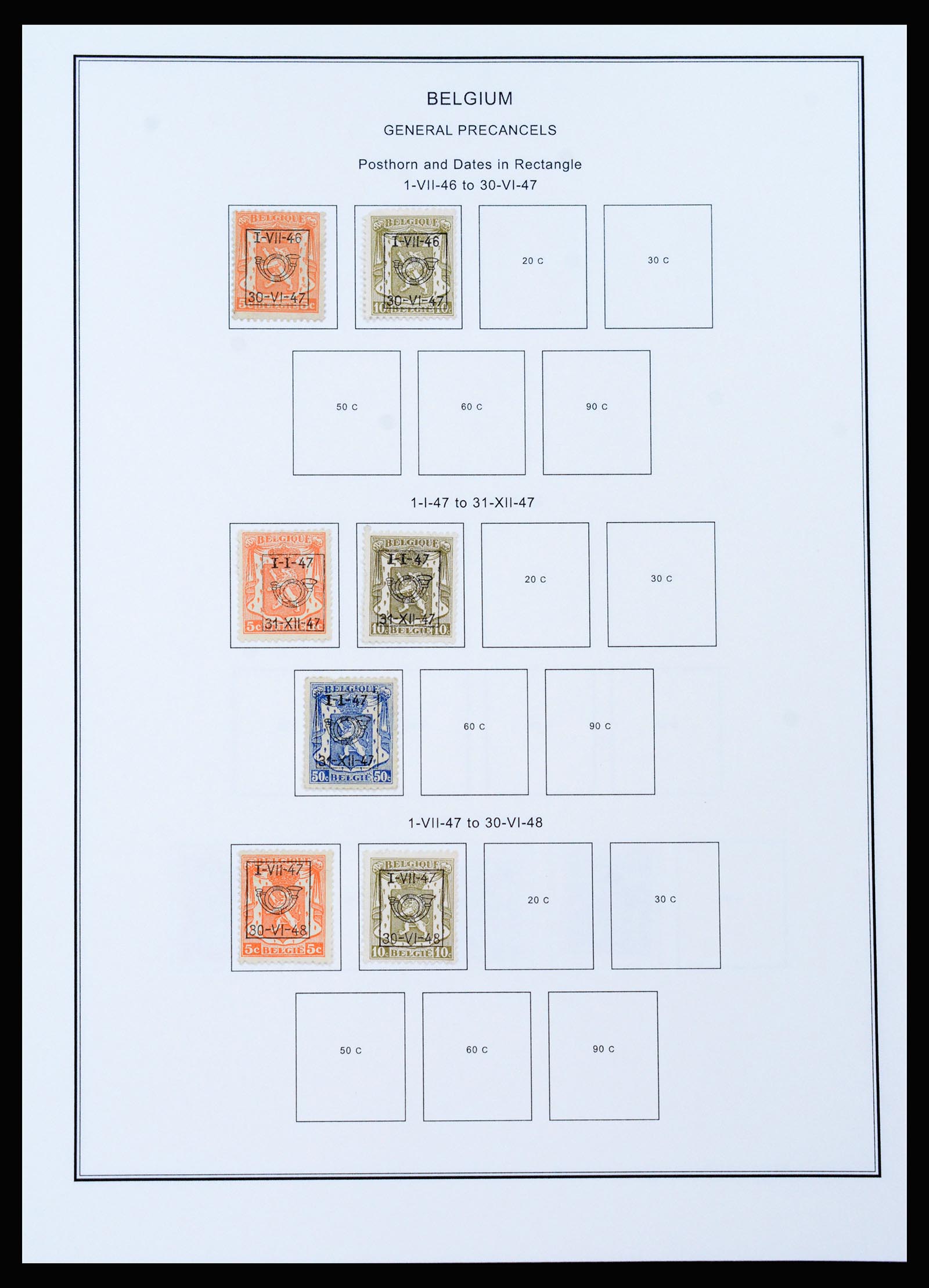 37240 383 - Stamp collection 37240 Belgium 1849-1996.