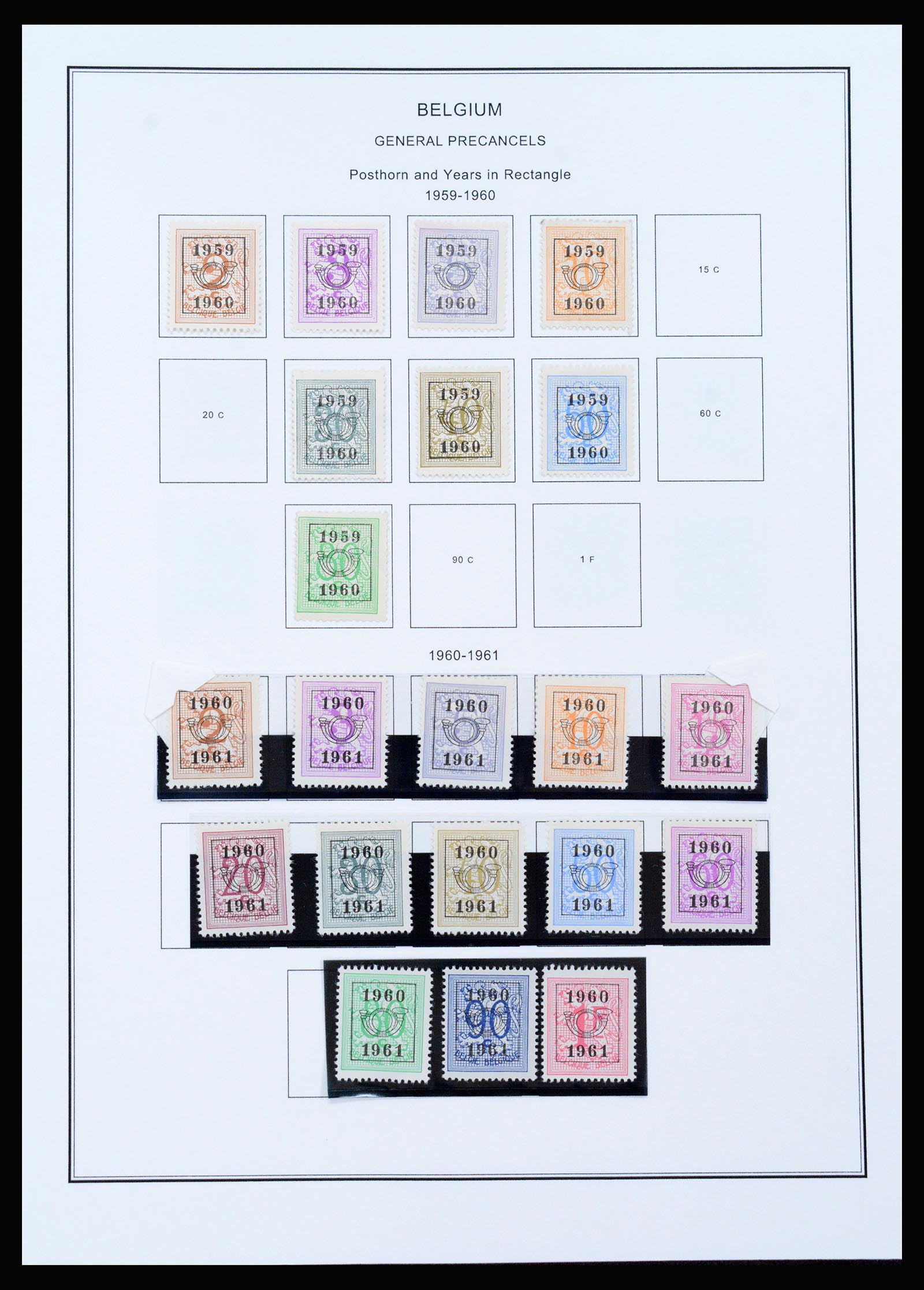 37240 390 - Stamp collection 37240 Belgium 1849-1996.
