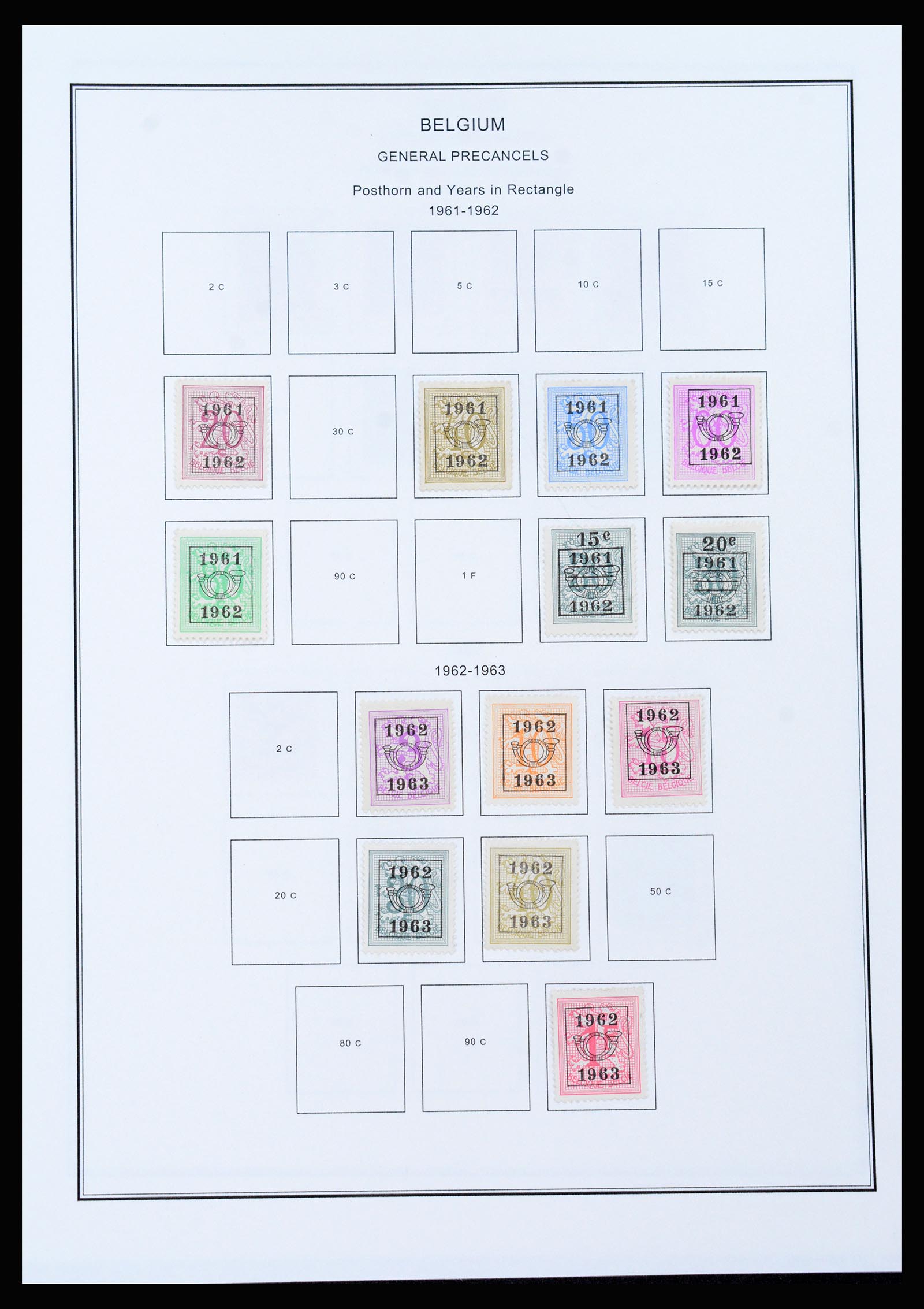 37240 391 - Stamp collection 37240 Belgium 1849-1996.