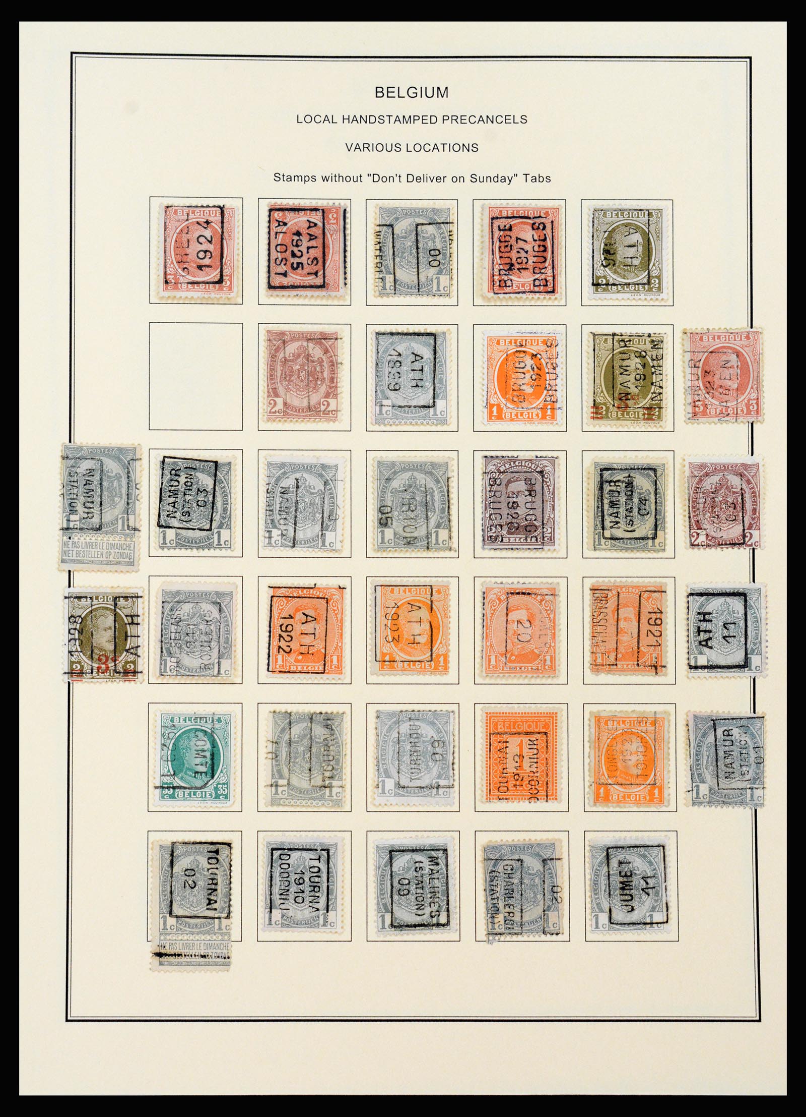 37240 396 - Stamp collection 37240 Belgium 1849-1996.