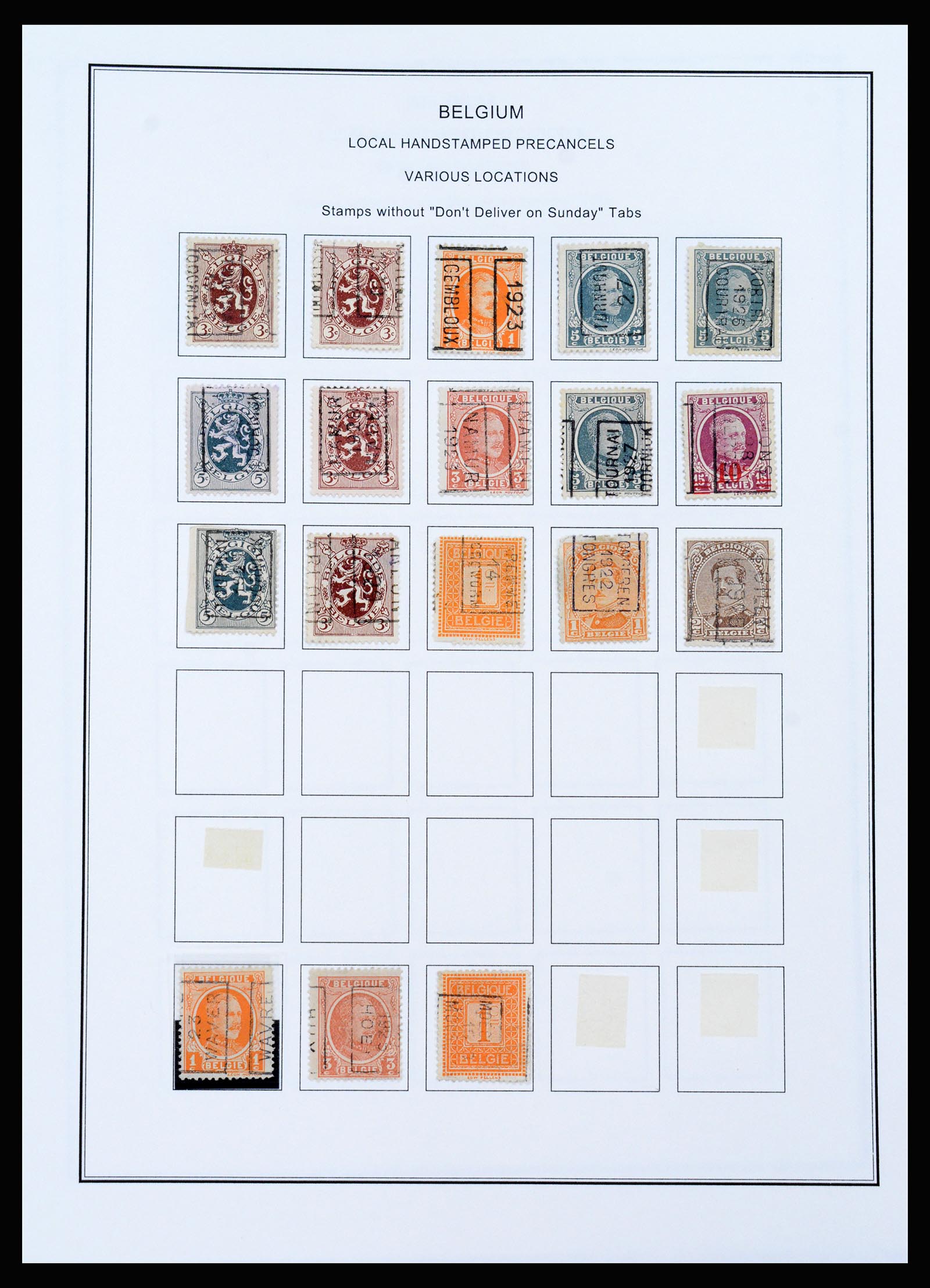 37240 397 - Stamp collection 37240 Belgium 1849-1996.
