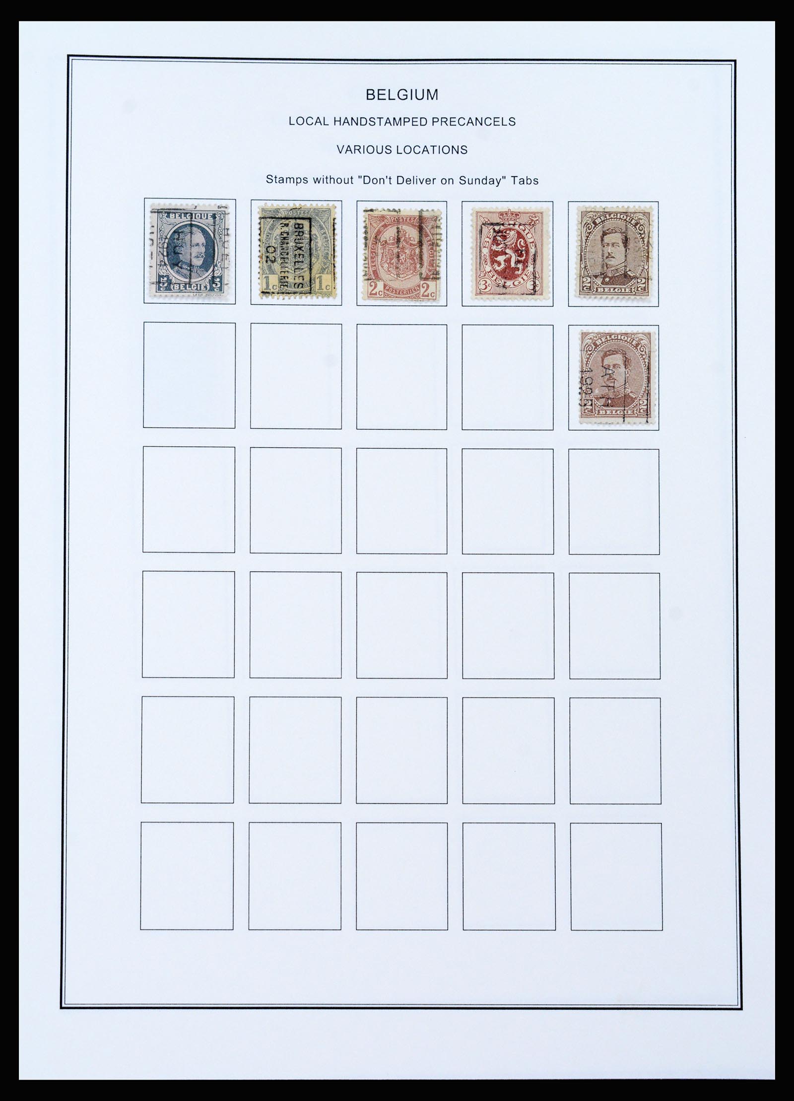 37240 398 - Stamp collection 37240 Belgium 1849-1996.