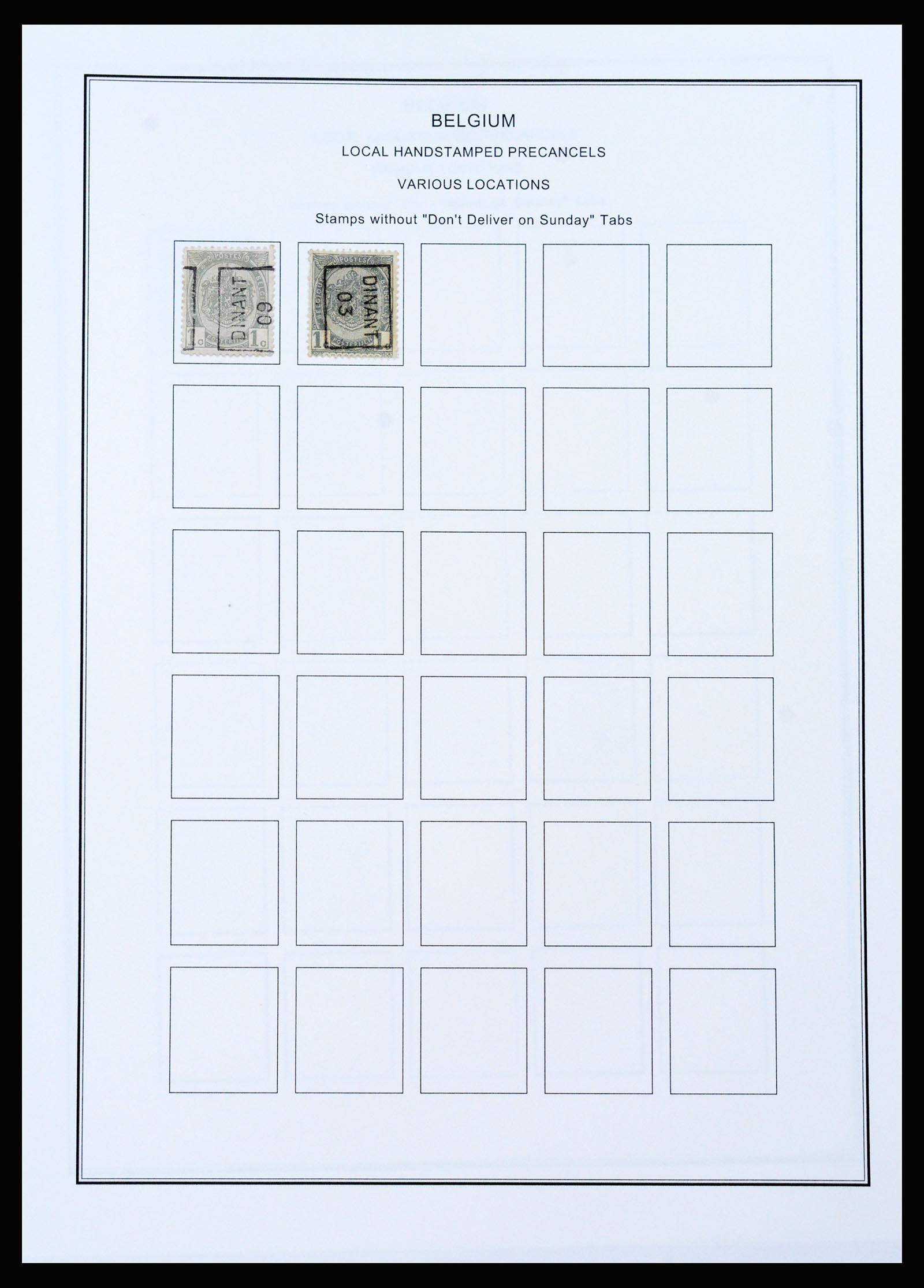 37240 400 - Stamp collection 37240 Belgium 1849-1996.