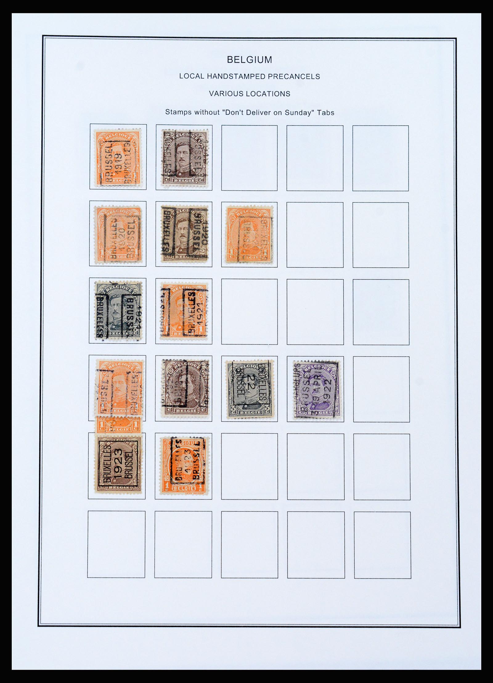 37240 402 - Stamp collection 37240 Belgium 1849-1996.