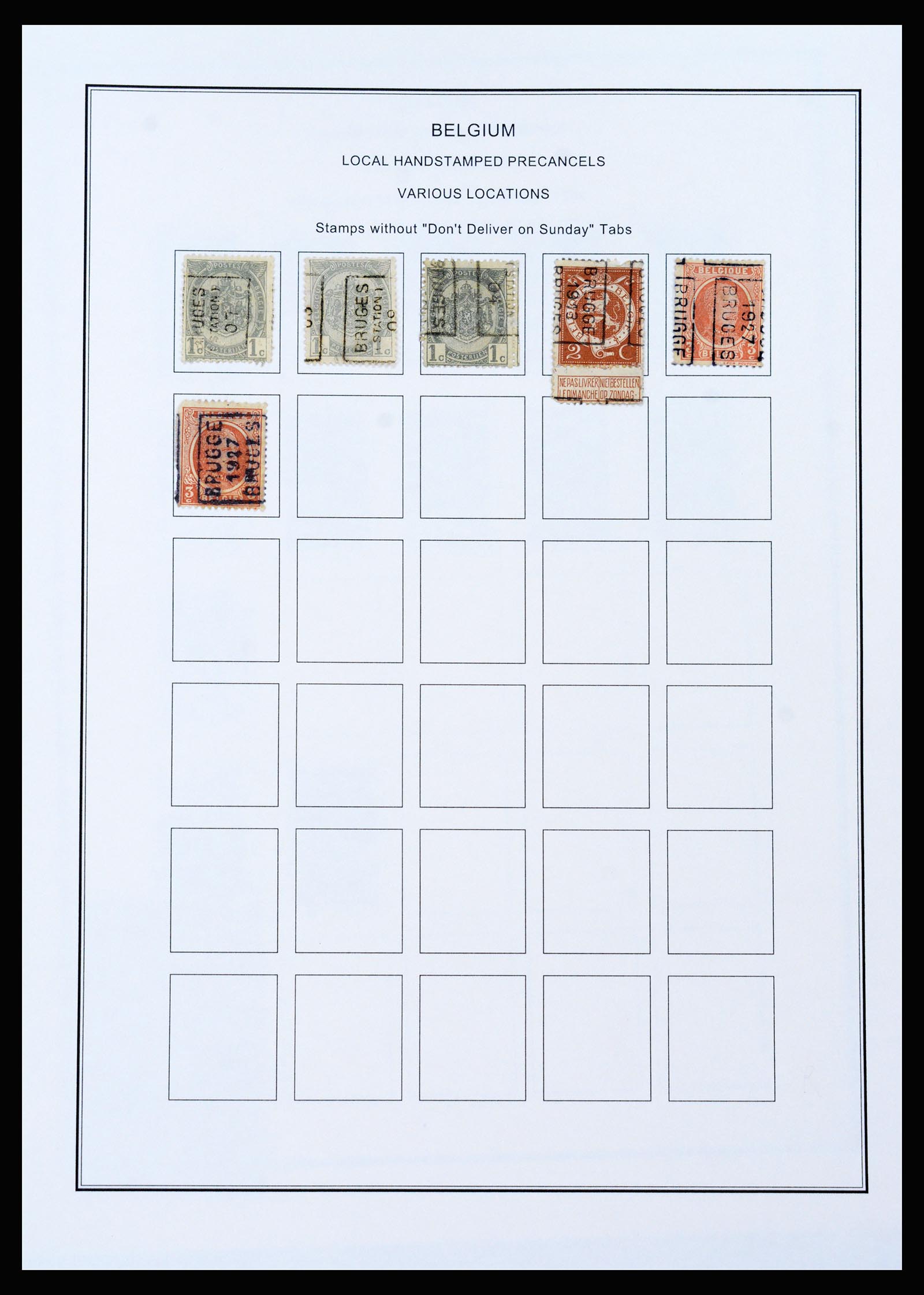 37240 405 - Stamp collection 37240 Belgium 1849-1996.