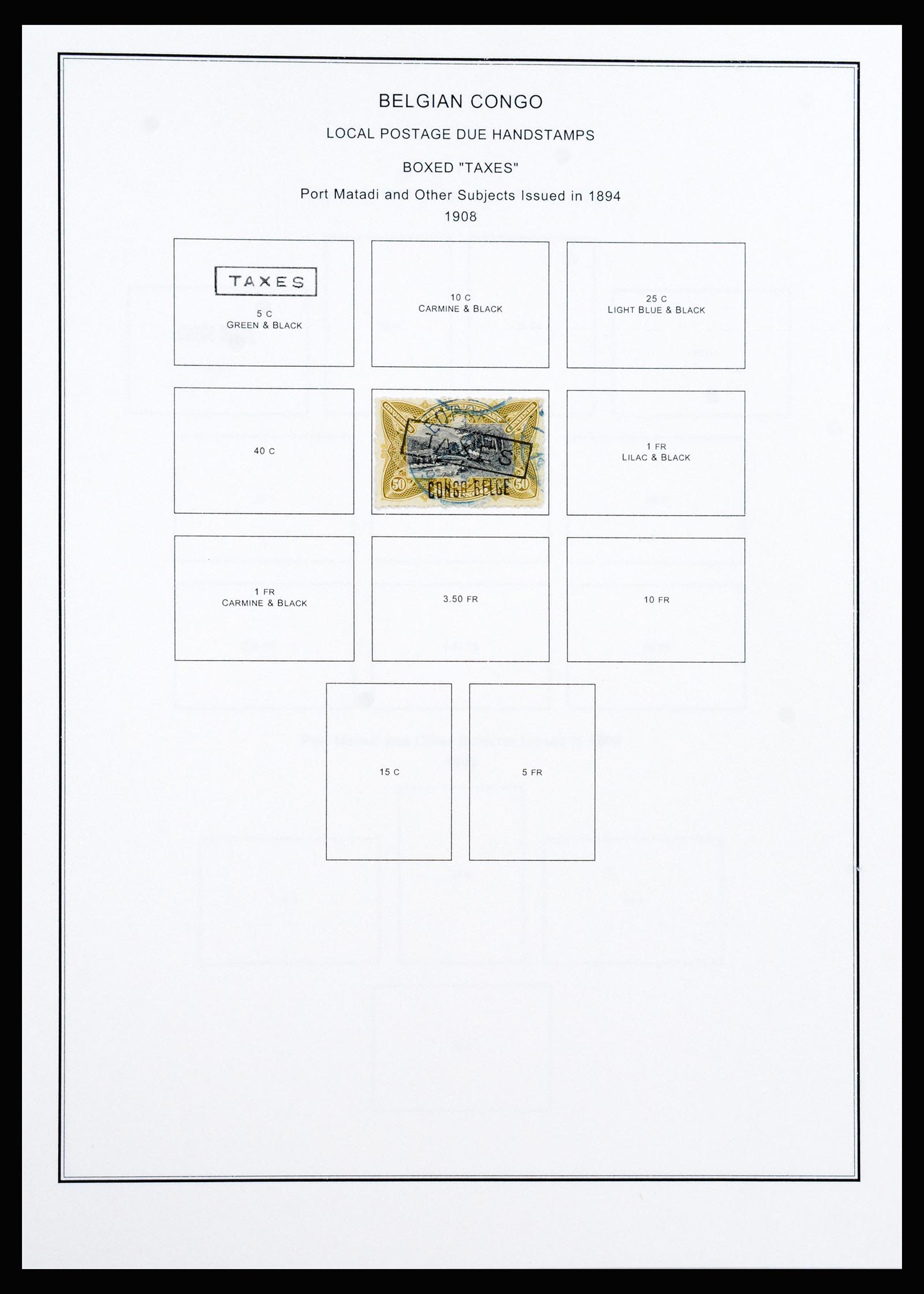 37241 035 - Stamp collection 37241 Belgian Congo and Rwanda 1886-1984.