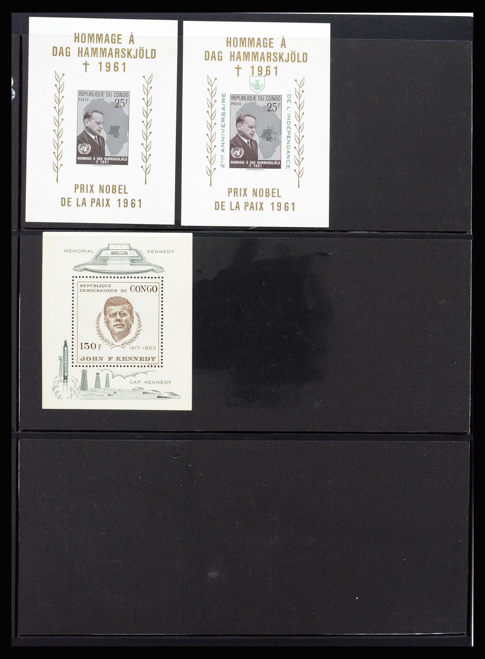 37241 040 - Postzegelverzameling 37241 Belgisch Congo en Rwanda 1886-1984.