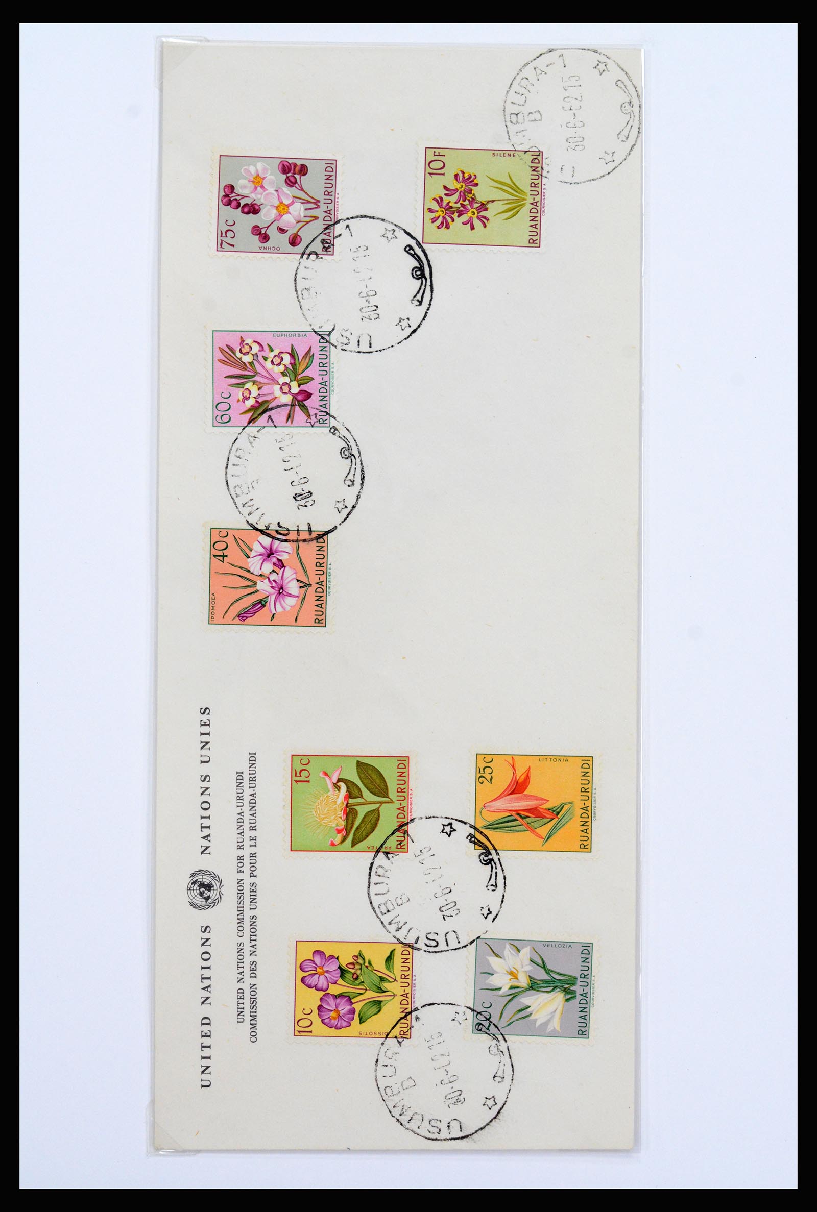 37241 043 - Postzegelverzameling 37241 Belgisch Congo en Rwanda 1886-1984.