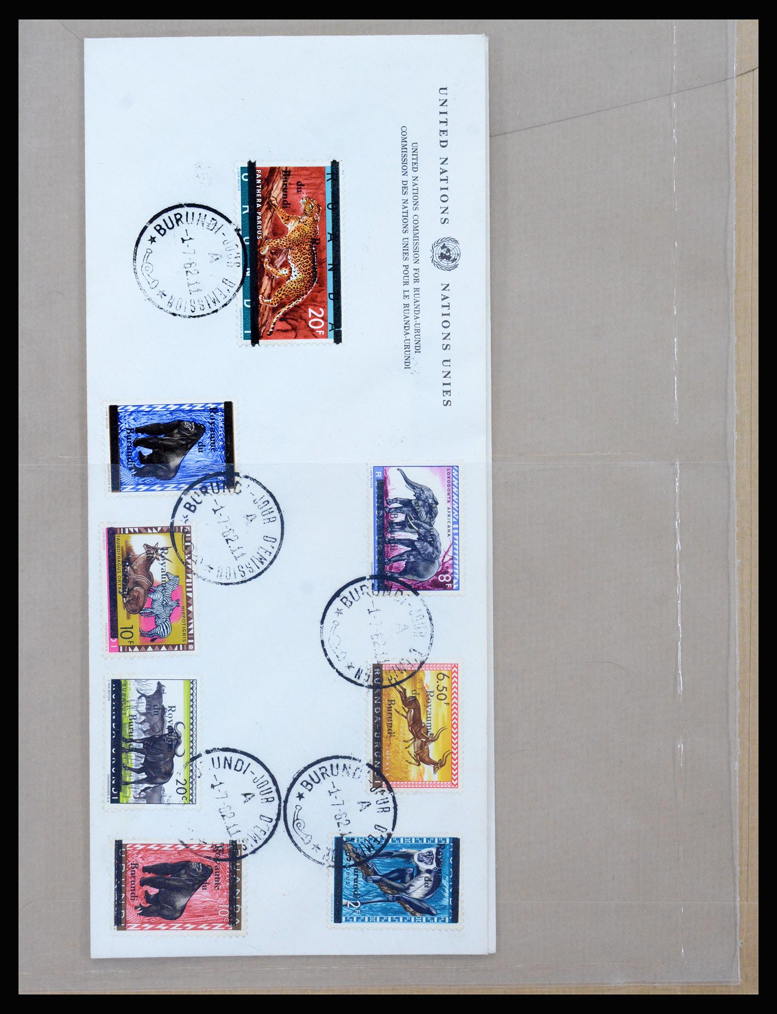37241 066 - Stamp collection 37241 Belgian Congo and Rwanda 1886-1984.