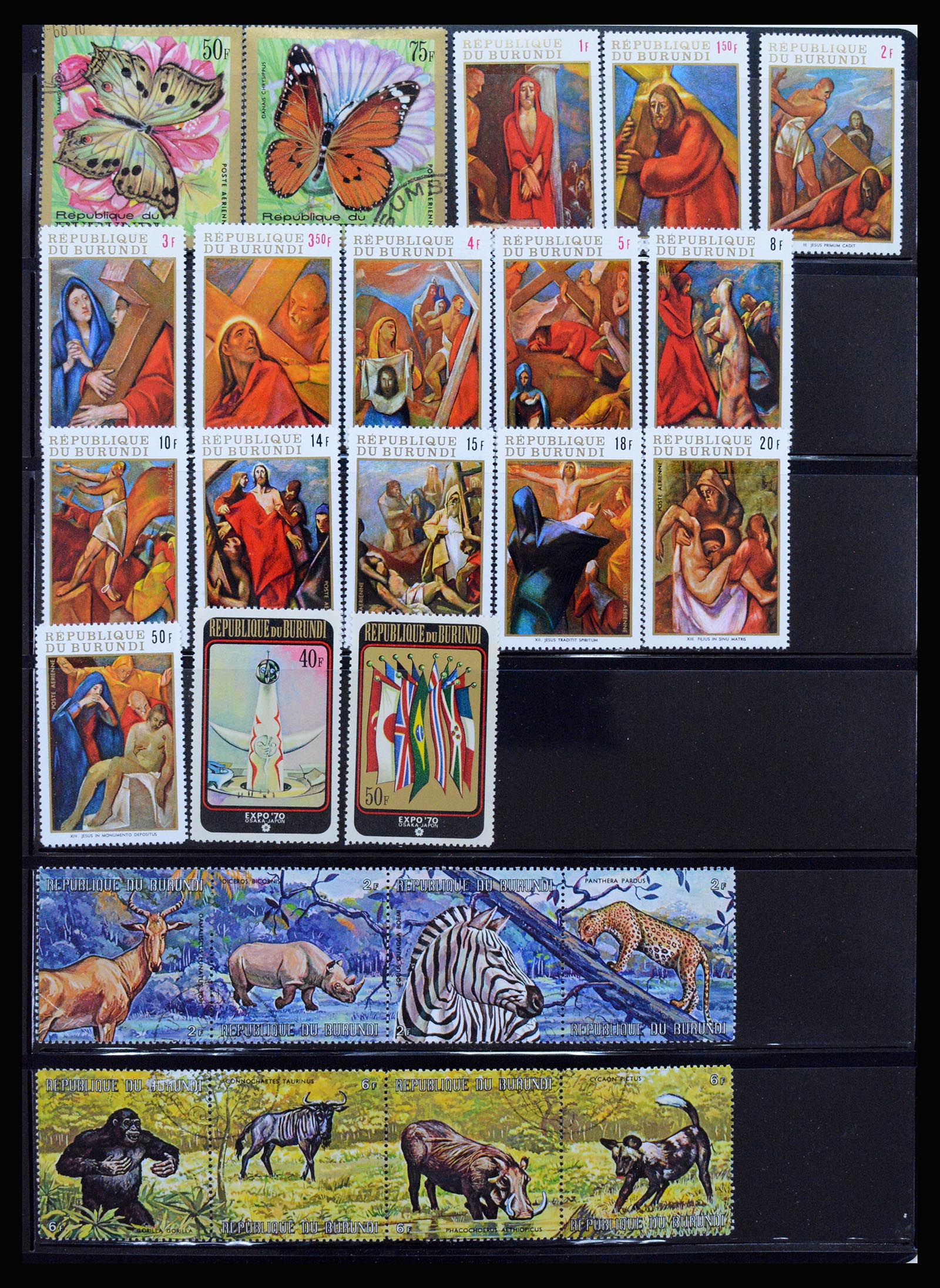 37241 069 - Stamp collection 37241 Belgian Congo and Rwanda 1886-1984.