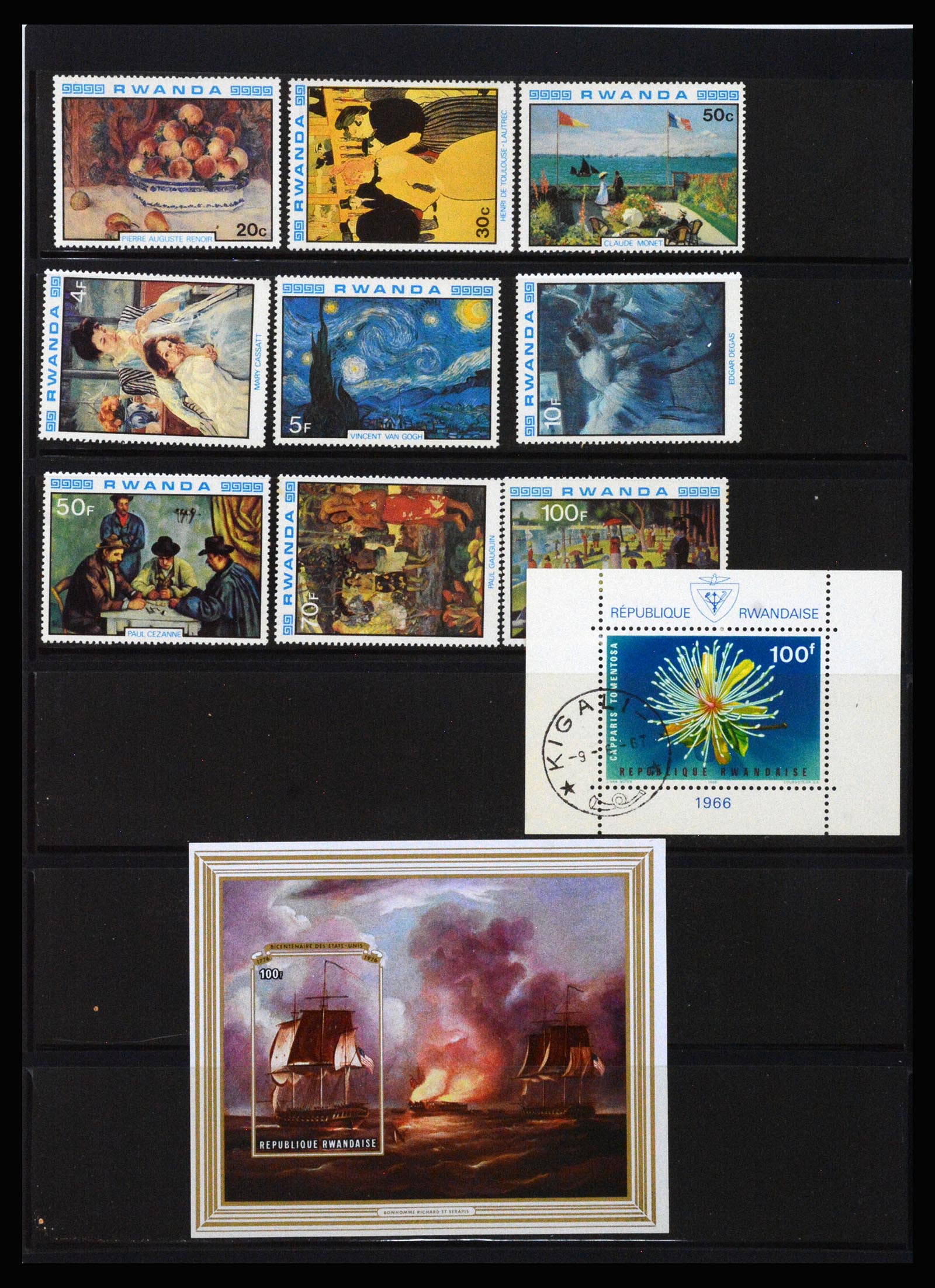 37241 088 - Postzegelverzameling 37241 Belgisch Congo en Rwanda 1886-1984.